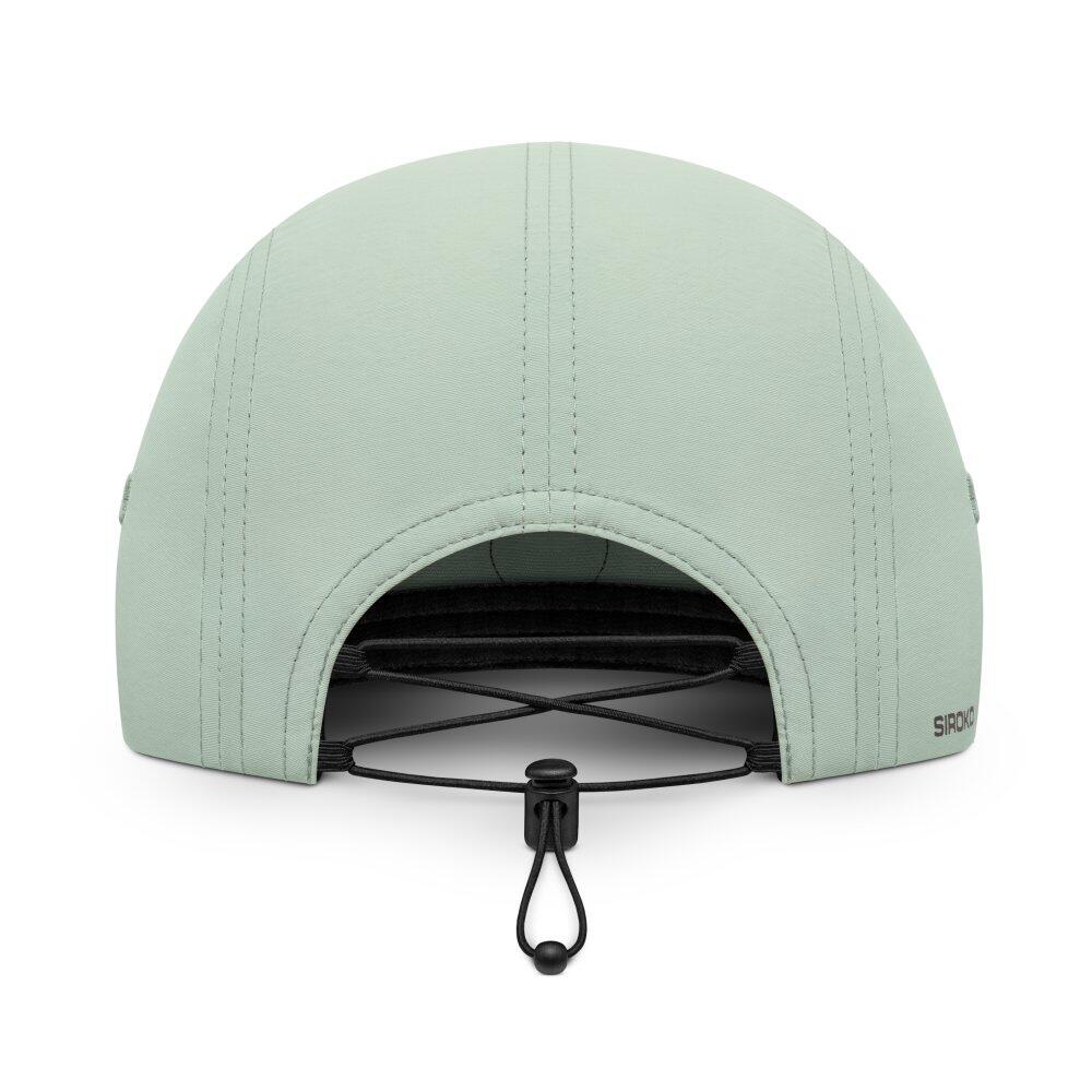 Gorra resistente al agua cicloturismo ciclismo Hombre y Mujer Horizon Light Gree 3/7