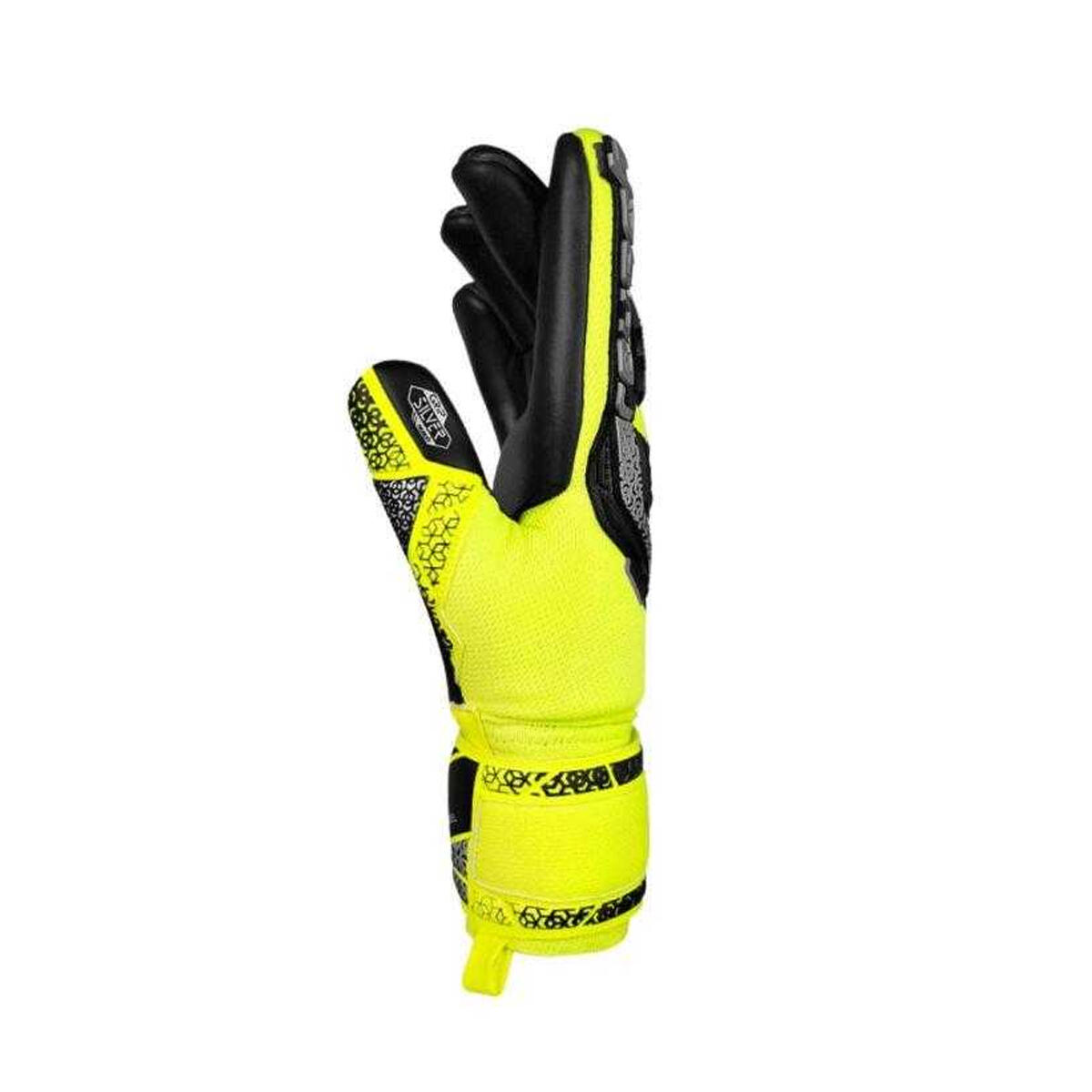 Gants De Gardien De But ATTRAKT FREEGEL Adulte (Noir / Vert) 3/4