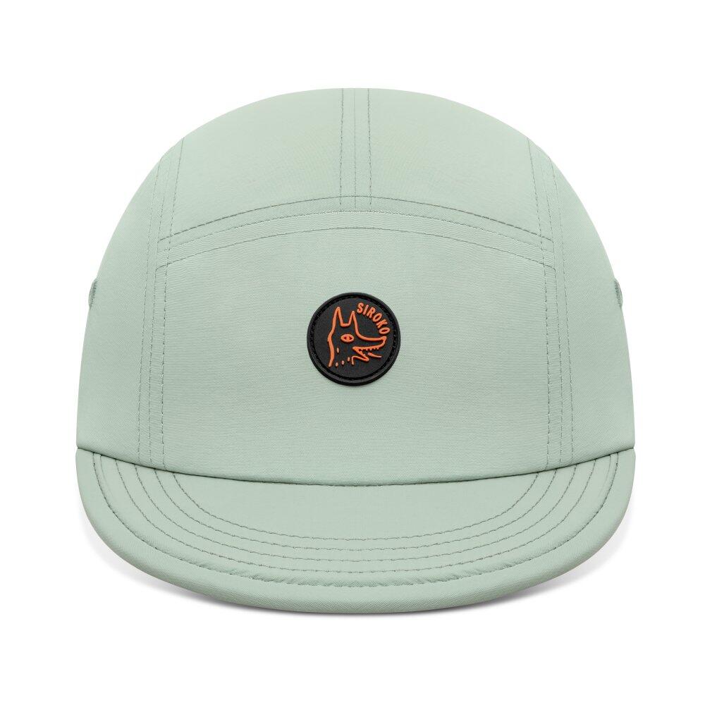 Gorra resistente al agua cicloturismo ciclismo Hombre y Mujer Horizon Light Gree 2/7