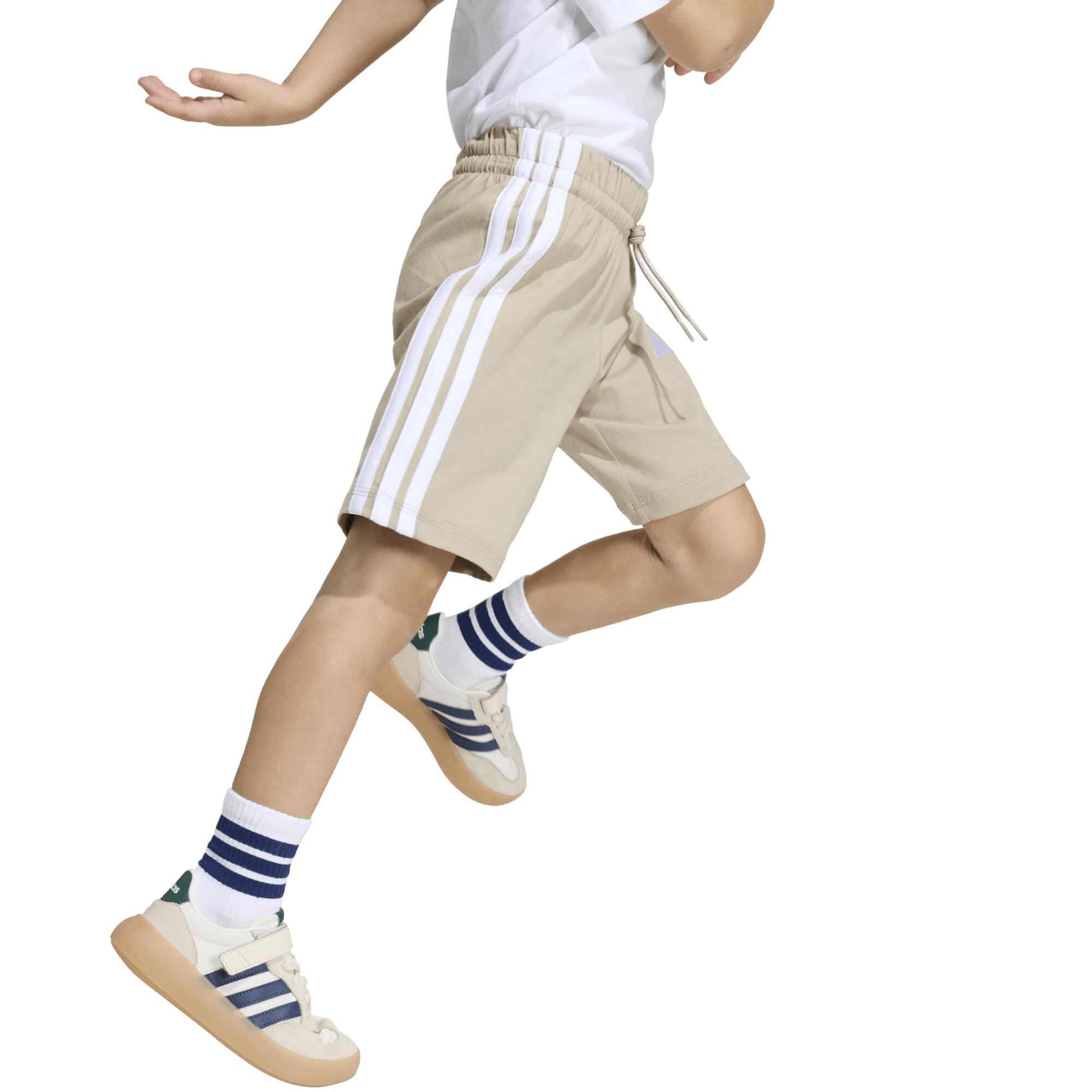 Completo bambina adidas essentials 3 stripes - bianco\beige 7/7
