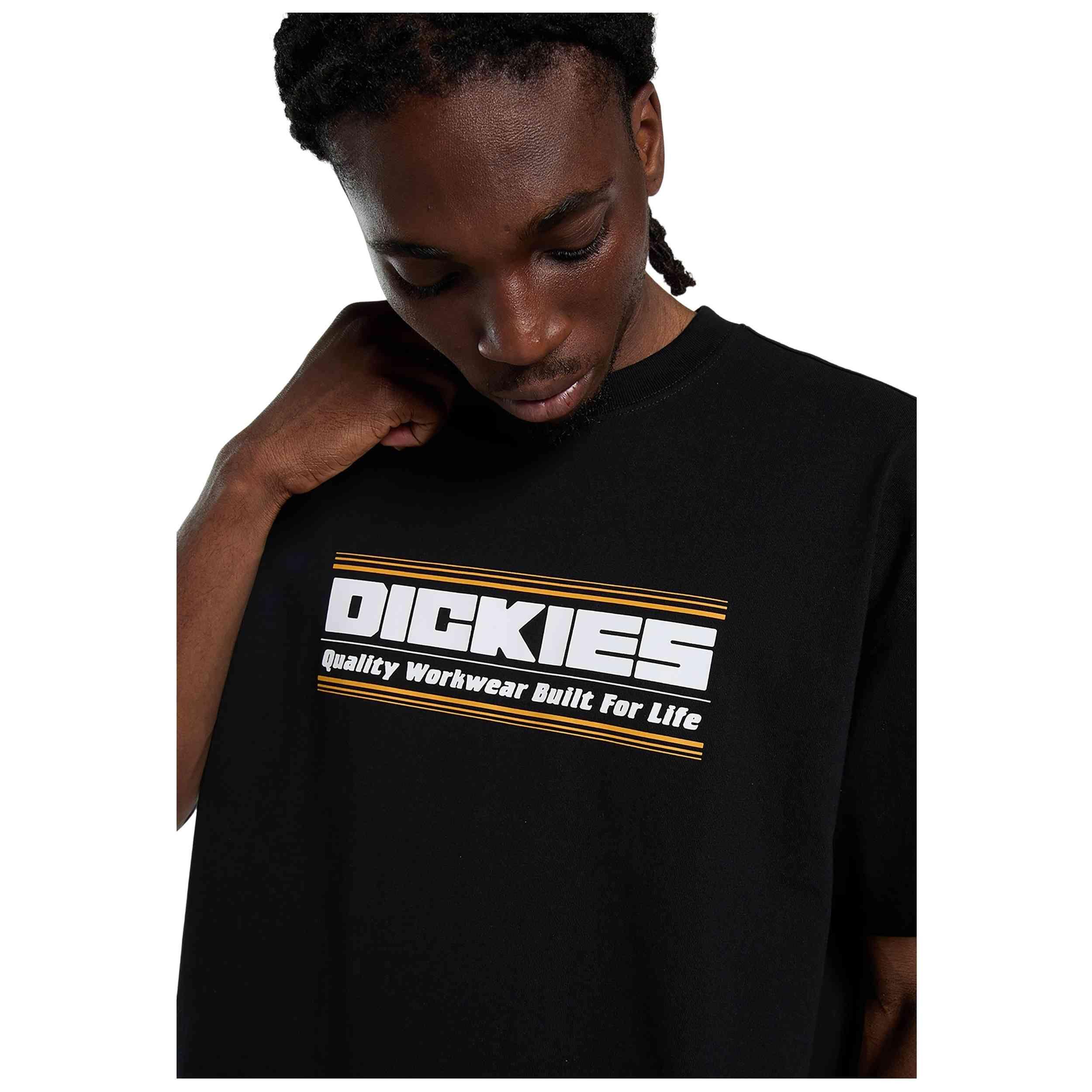 T-shirt met korte mouwen Dickies model DK0A88JGBLK1 voor unisex 4/5
