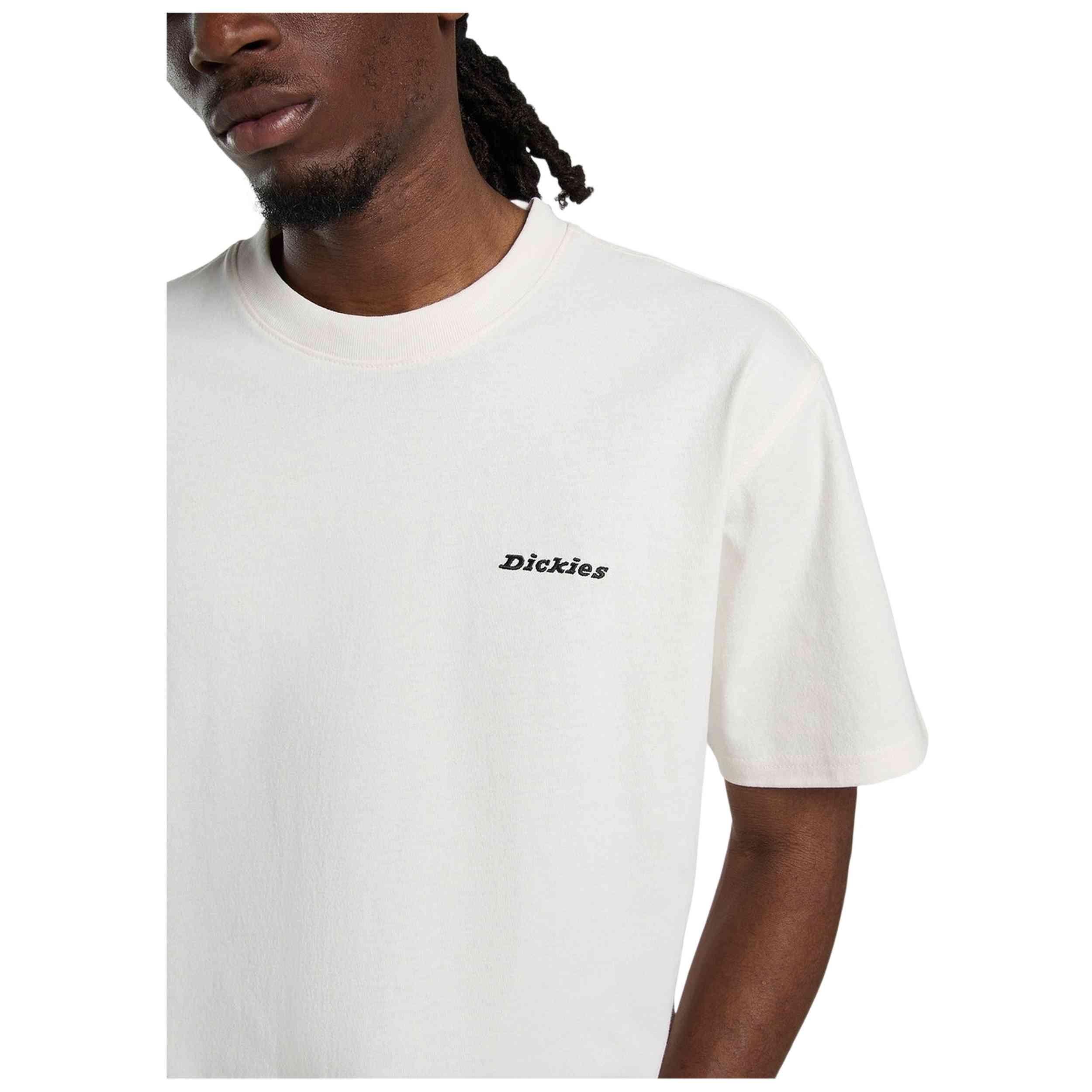 T-shirt met korte mouwen Dickies model DK0A89ENECR1-WHT voor mannen 3/4