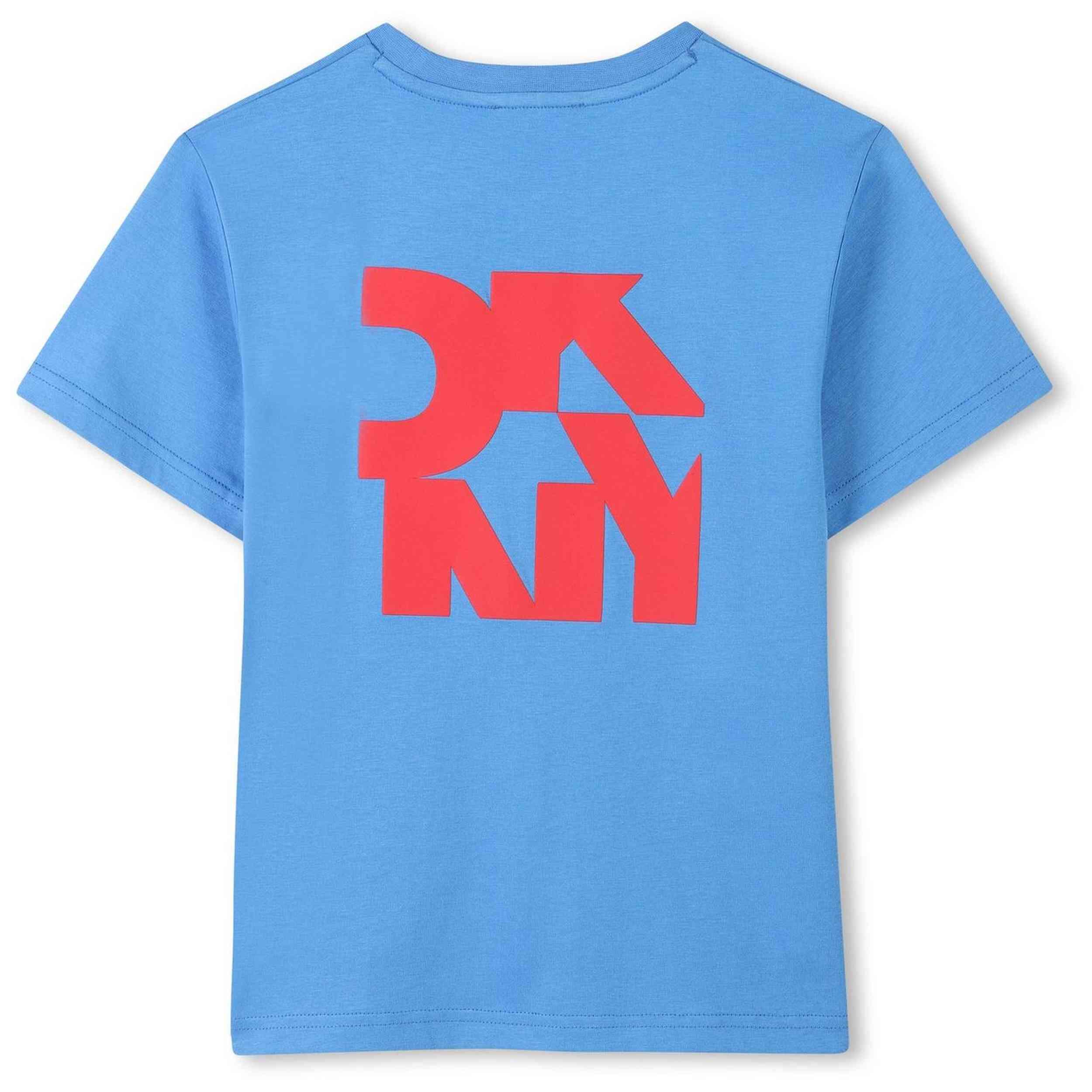 T-shirt Dkny modèle D62288_79B pour enfants 2/3