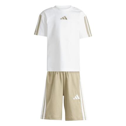 Ensemble Adidas LK 3S T-Set enfant 160 orange-bleu.