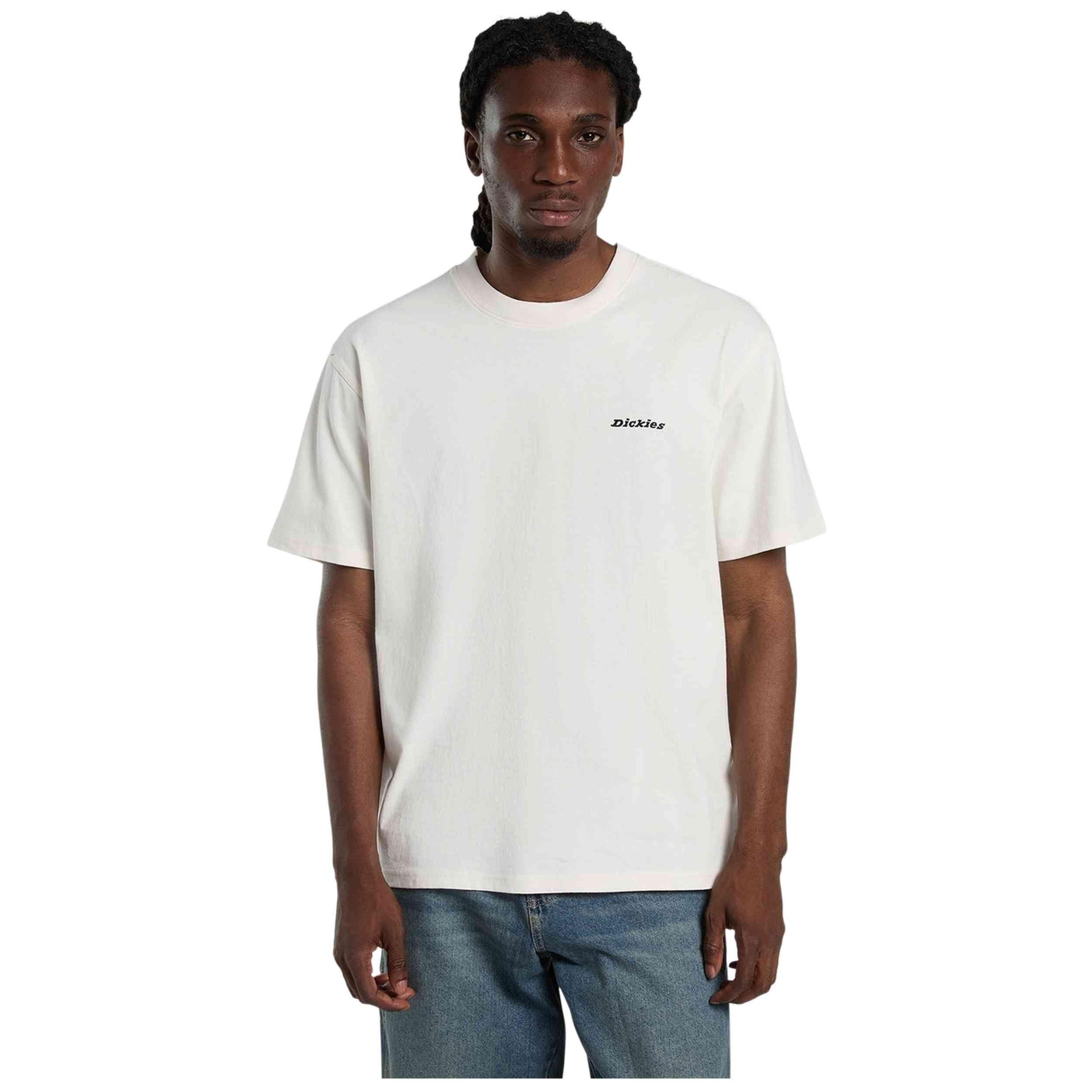 T-shirt met korte mouwen Dickies model DK0A89ENECR1-WHT voor mannen 4/4
