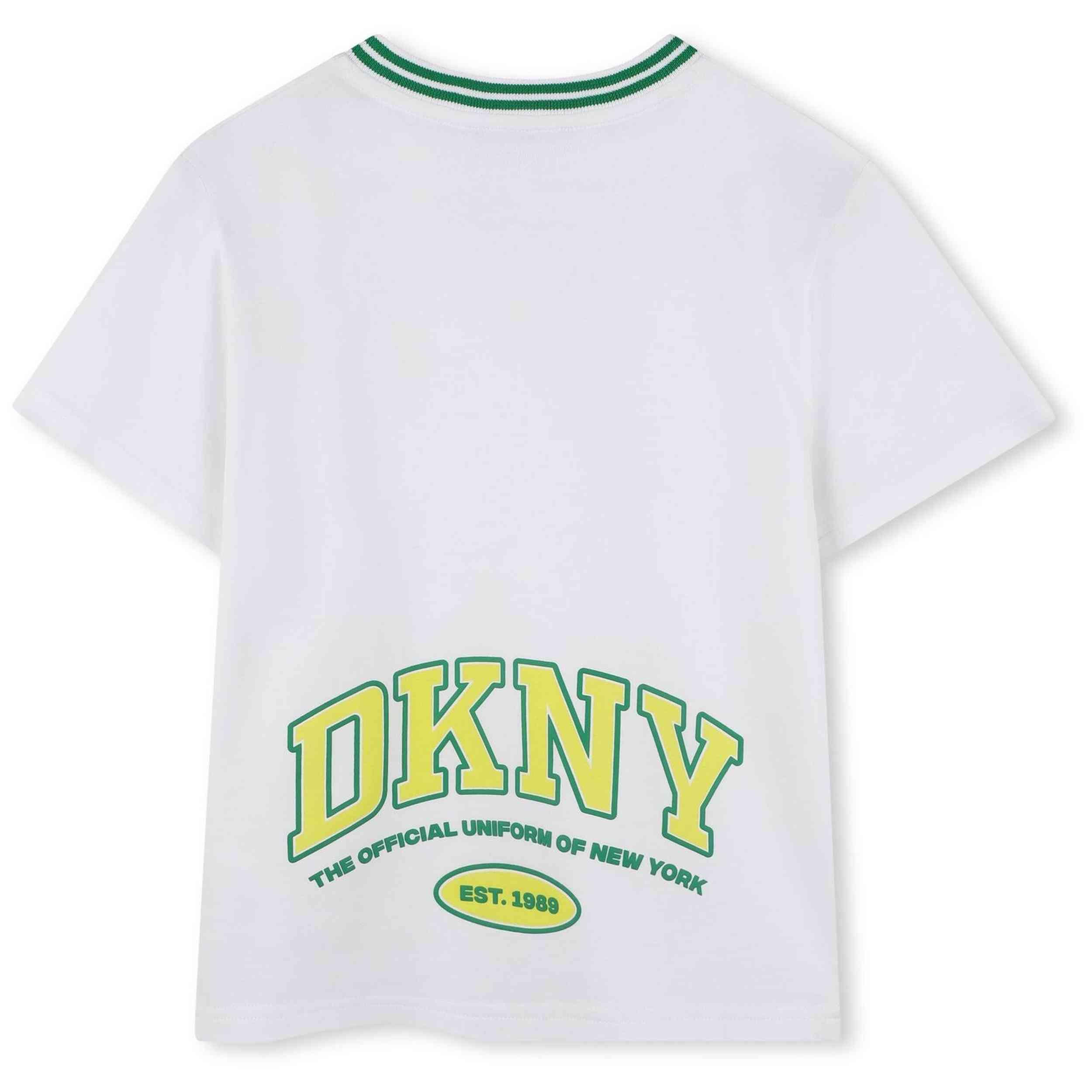 T-shirt Dkny modèle D62298_10P pour enfants 2/3
