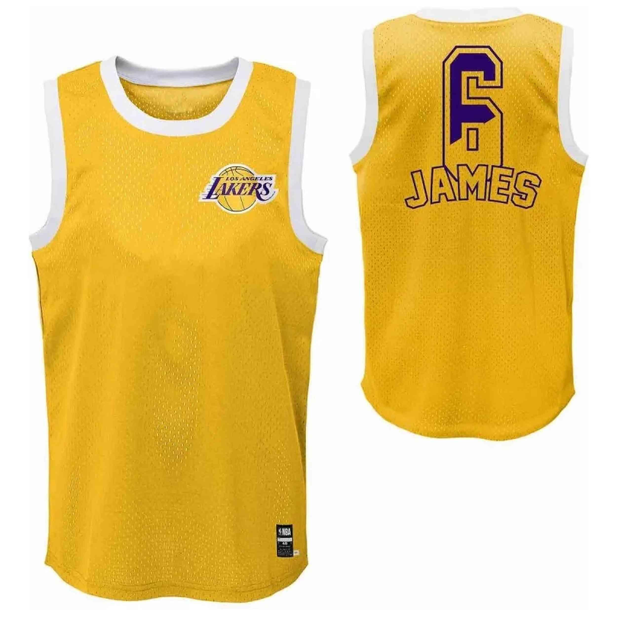 Maillot de basket Outerstuff modèle K2M1SB2R-LAK06 pour unisexe 1/3