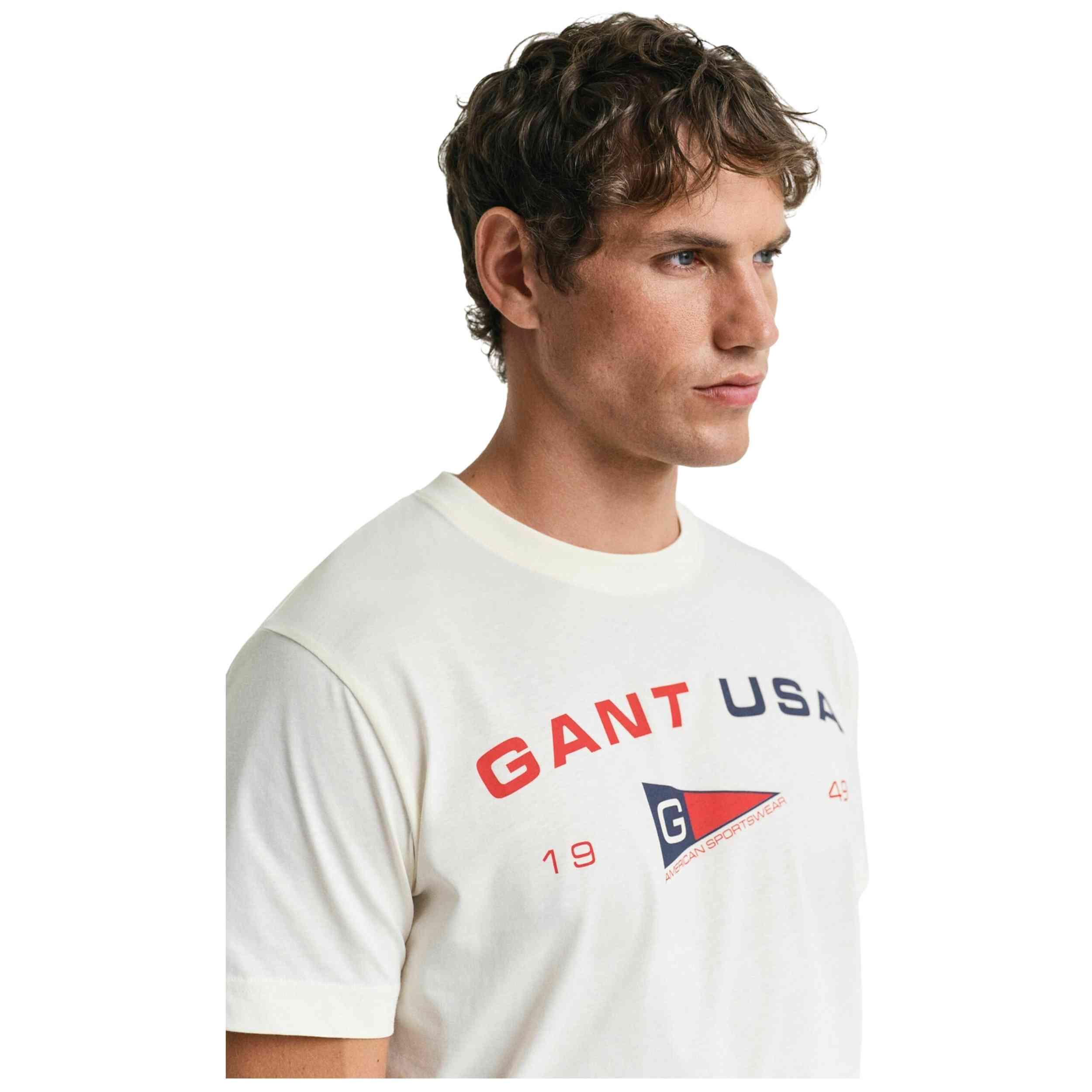 Maglia a maniche corte Gant modello 740303200001 per uomini 5/5