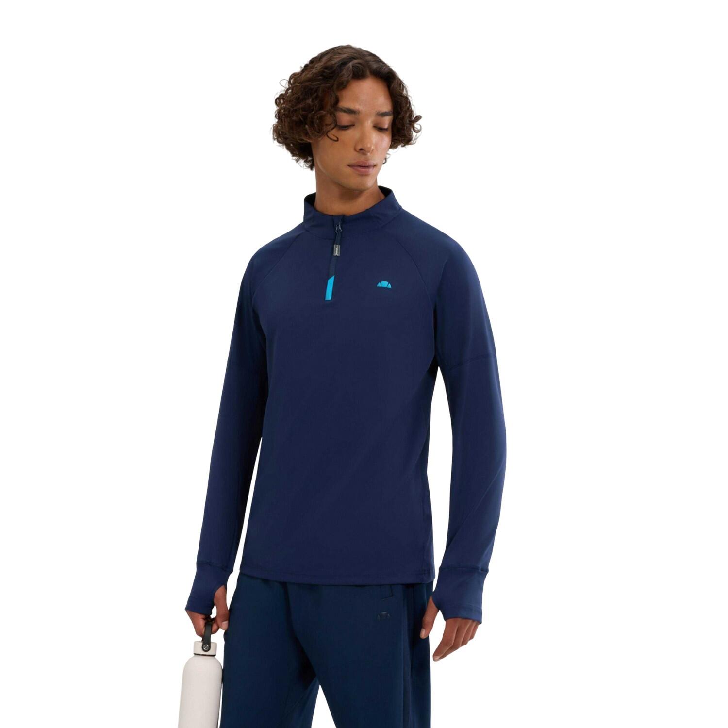 Tshirt Manches Longues MUSICA Homme (Bleu Marine) 3/4