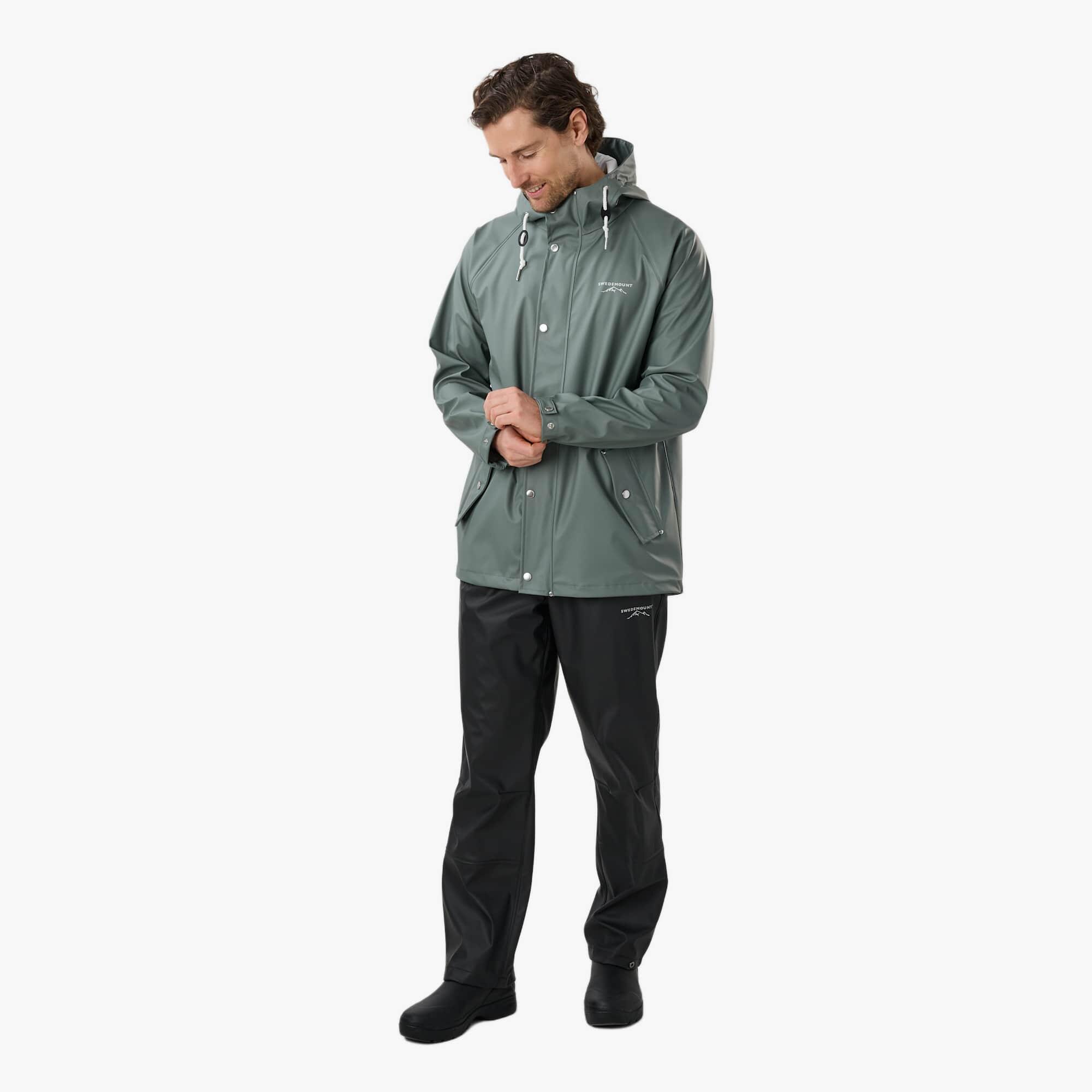 Giacca antipioggia da escursionismo da uomo impermeabile Väderöarna Jacket 3/8