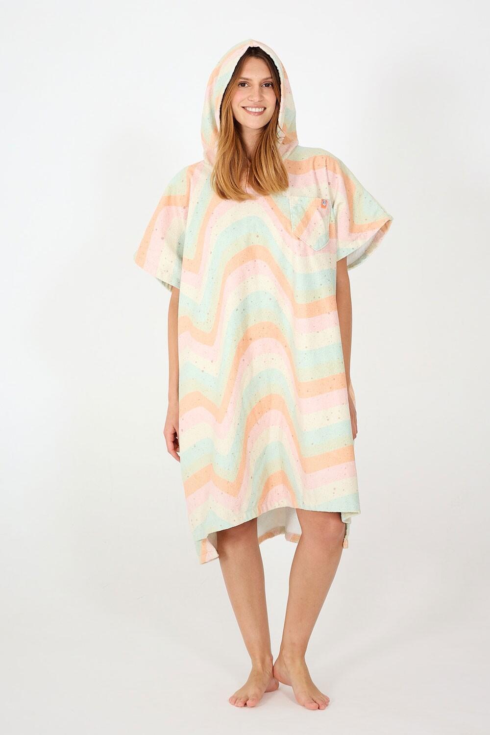 Surfponcho voor volwassenen - Ripple 1/4