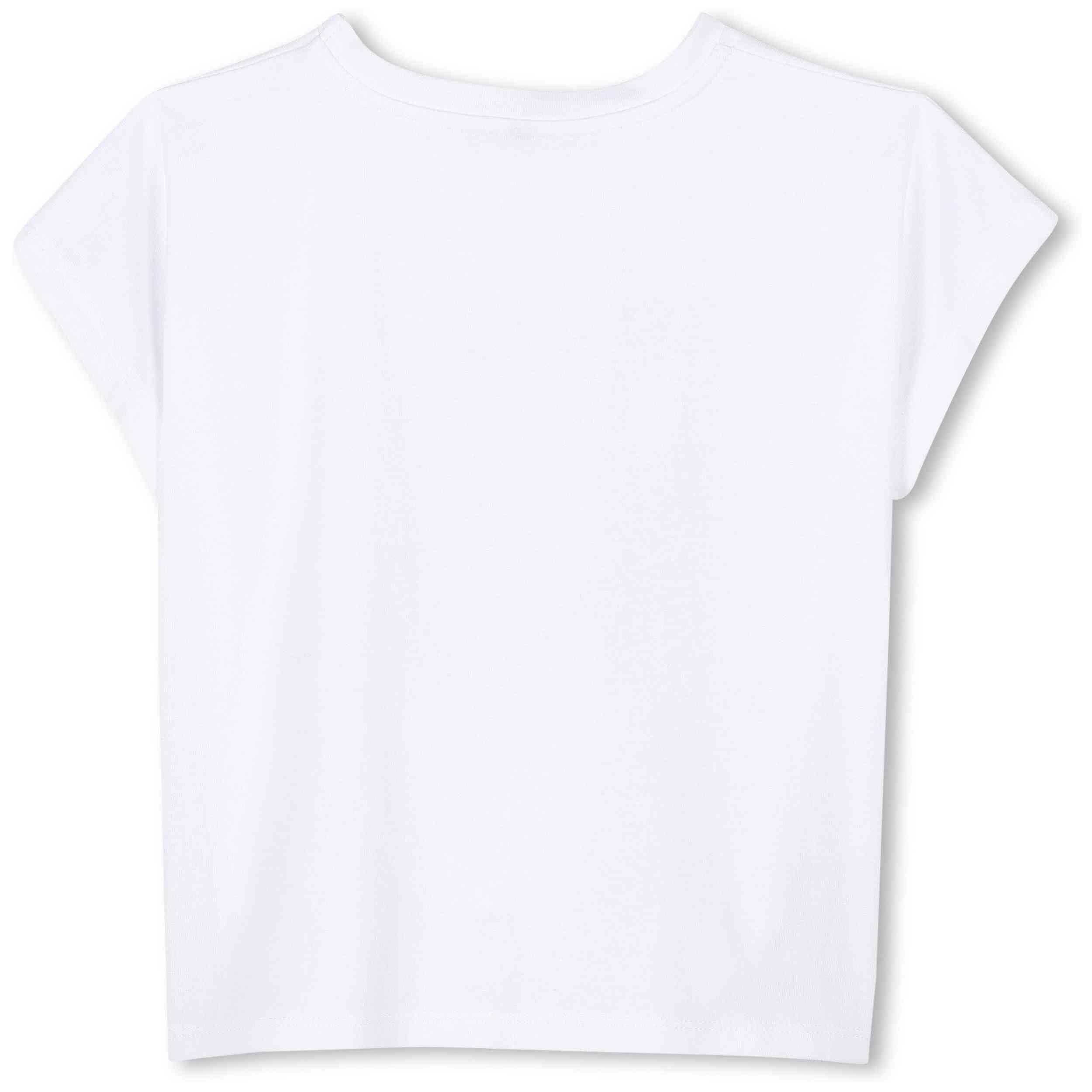 T-shirt Dkny modèle D62309_10P pour filles 3/4