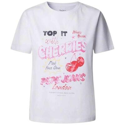 T-shirt met korte mouwen pepe jeans model pl506045-800 voor vrouwen