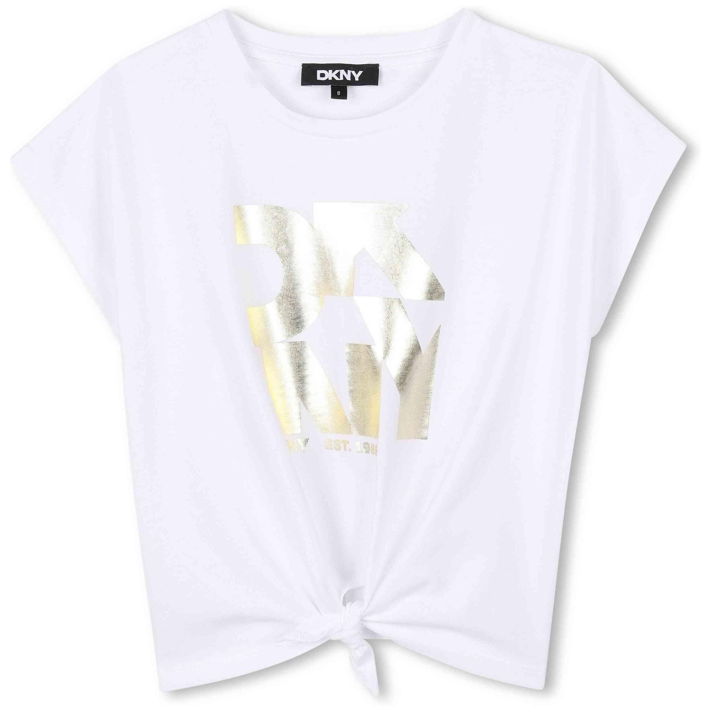 T-shirt Dkny modèle D62309_10P pour filles 2/4