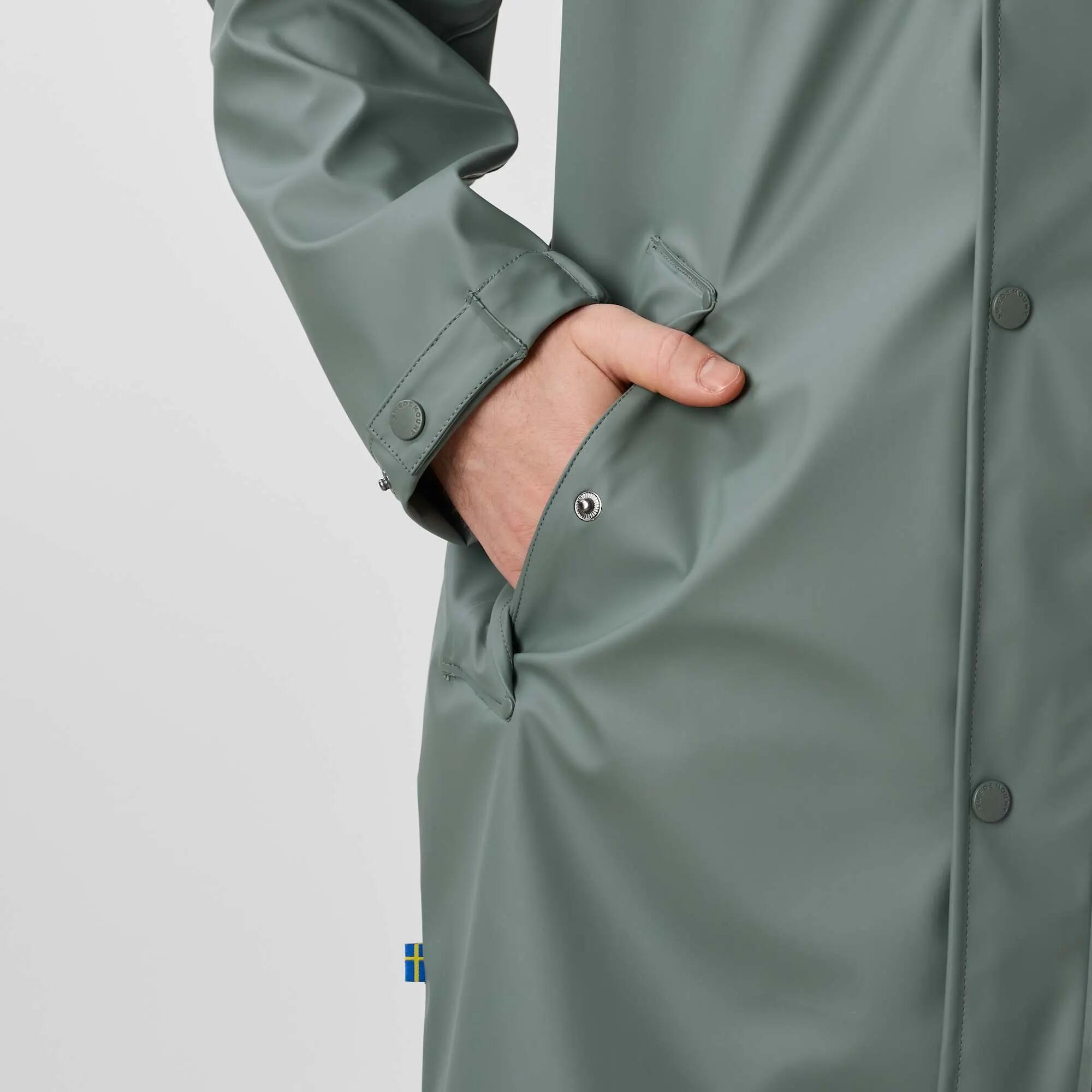 Herren Wander Regenjacke wasserdicht Väderöarna Coat 6/8