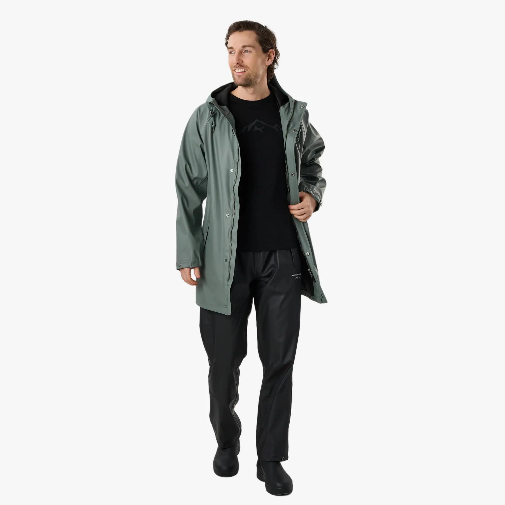Herren Wander Regenjacke wasserdicht Väderöarna Coat 3/8