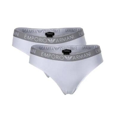 Dames logo smooth briefs (set van 2) (wit)