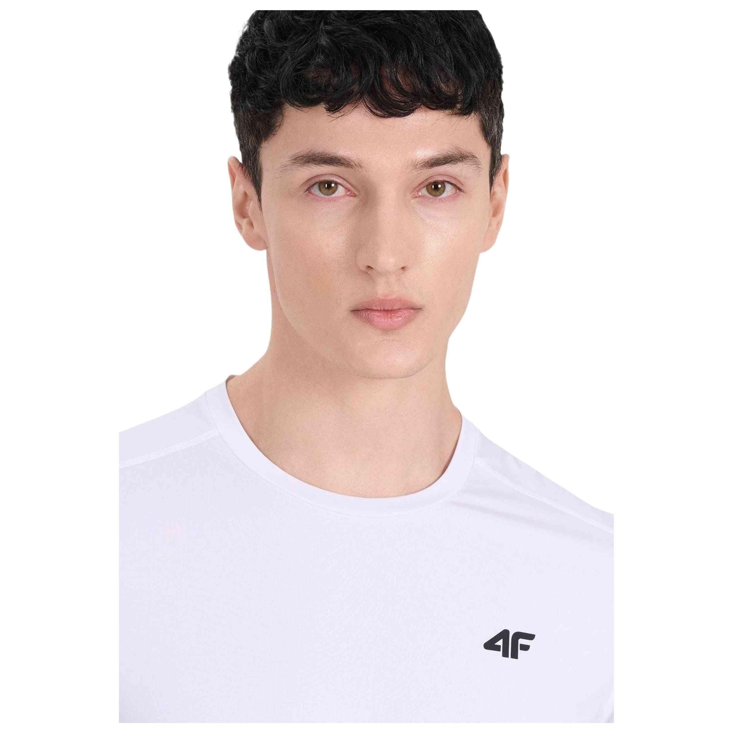Maglia a maniche corte 4f modello M1830-BLANCO per uomini 3/4