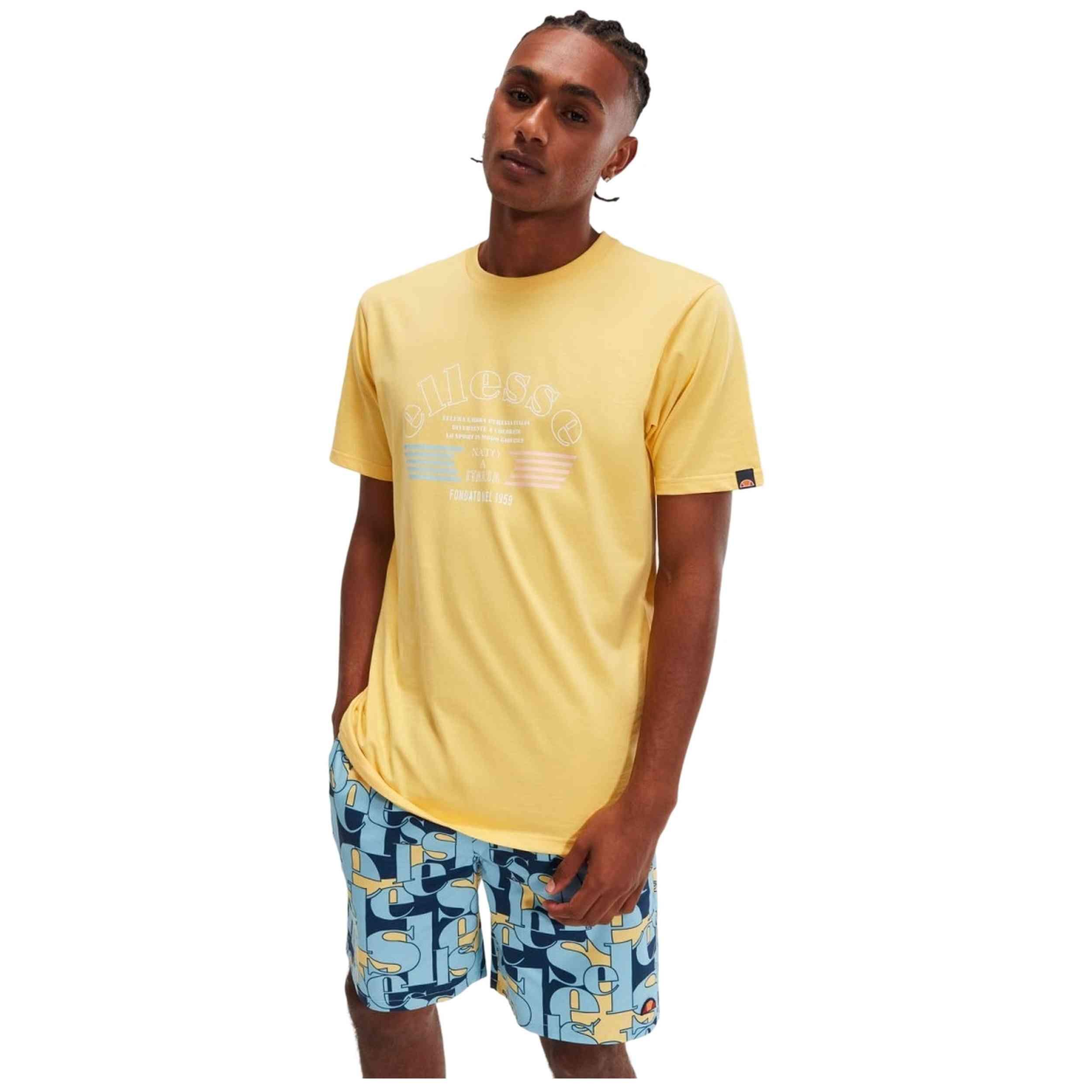 T-shirt Ellesse modèle GIAMBETTIO03 pour unisexe 3/5