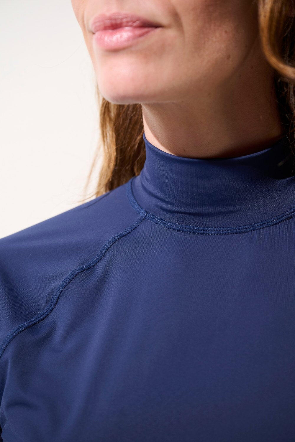 T-shirt de bain anti-UV Femme Bleu Manches Courtes, Malibu, UPF 50+ 4/6