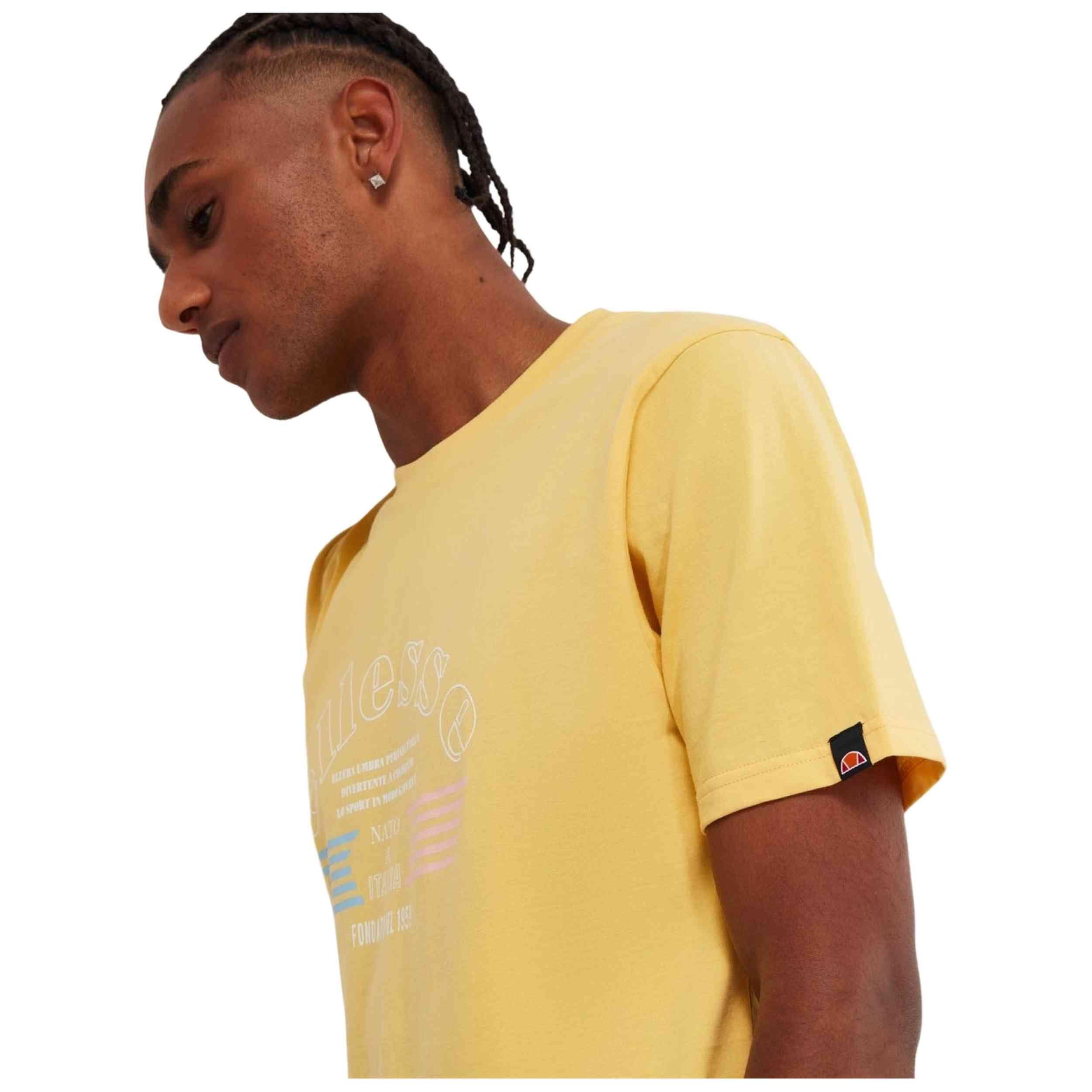 T-shirt Ellesse modèle GIAMBETTIO03 pour unisexe 4/5