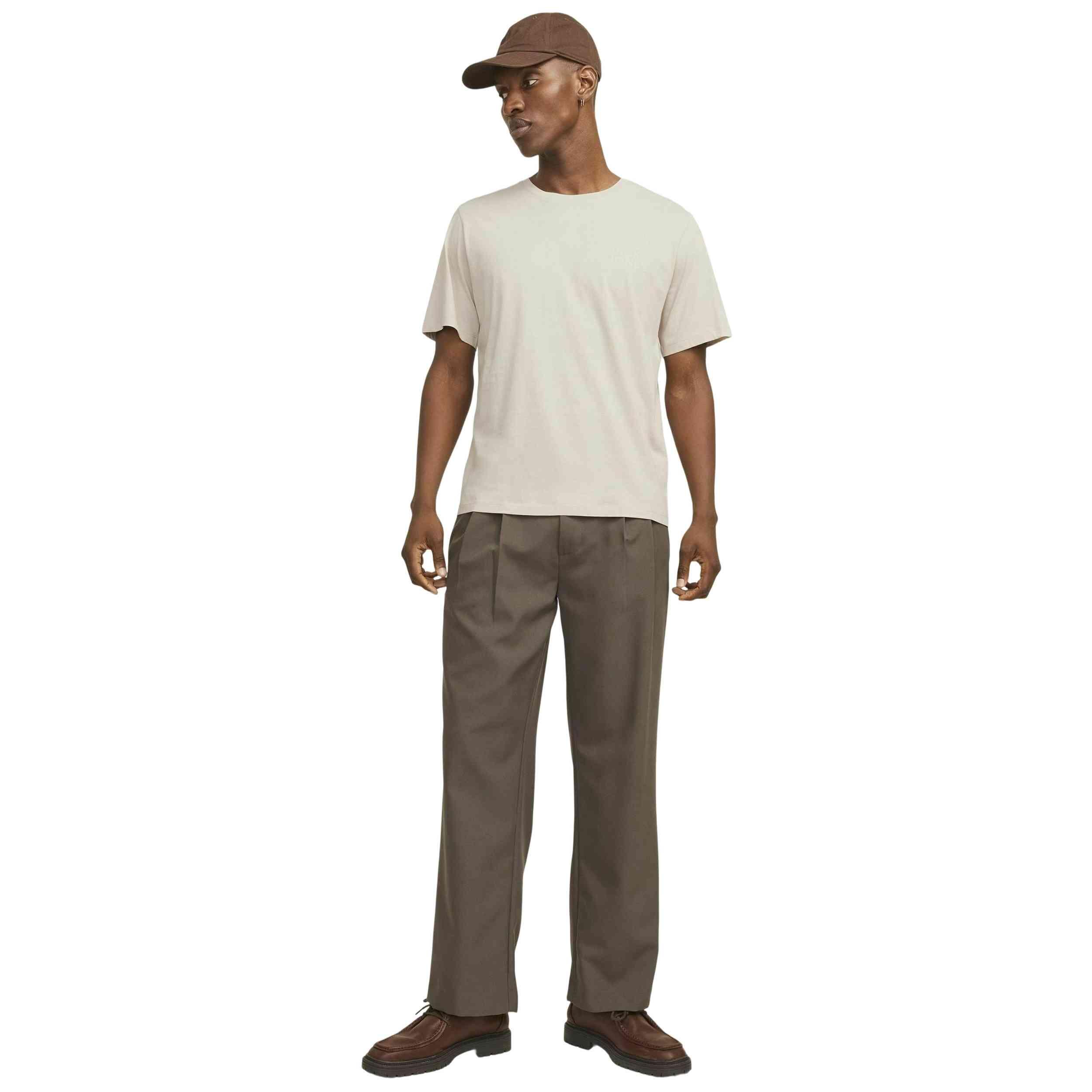 T-shirt Jack&jones modèle 12151955-MOONBEAM-SMALLPRIN pour homme 2/5