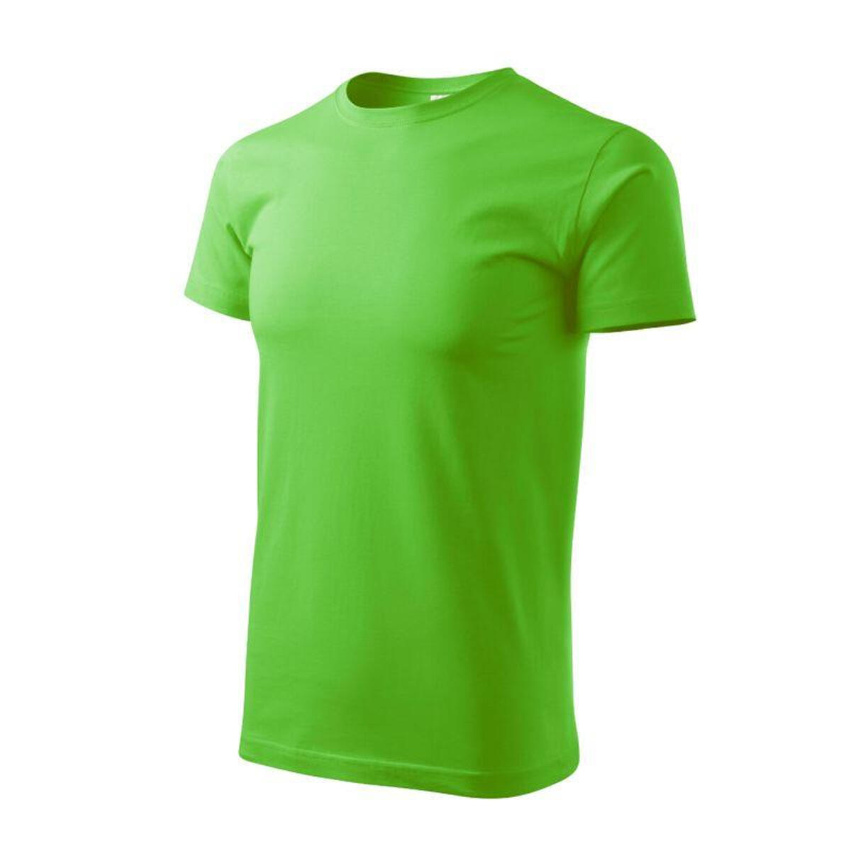 T-Shirt básica 129 para homem (Verde maçã) 3/3