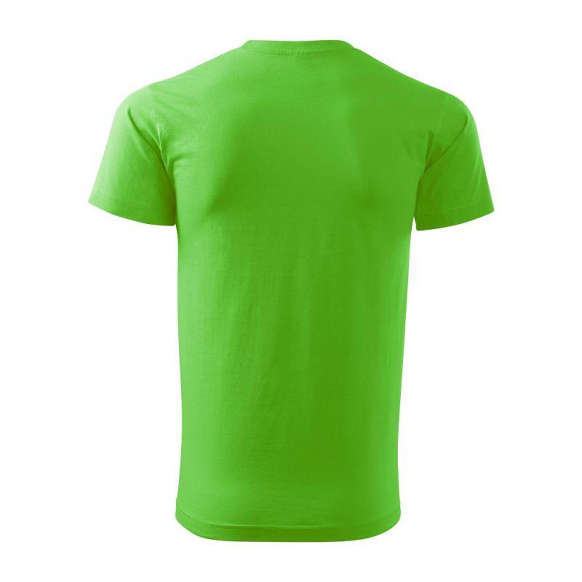 T-Shirt básica 129 para homem (Verde maçã) 2/3