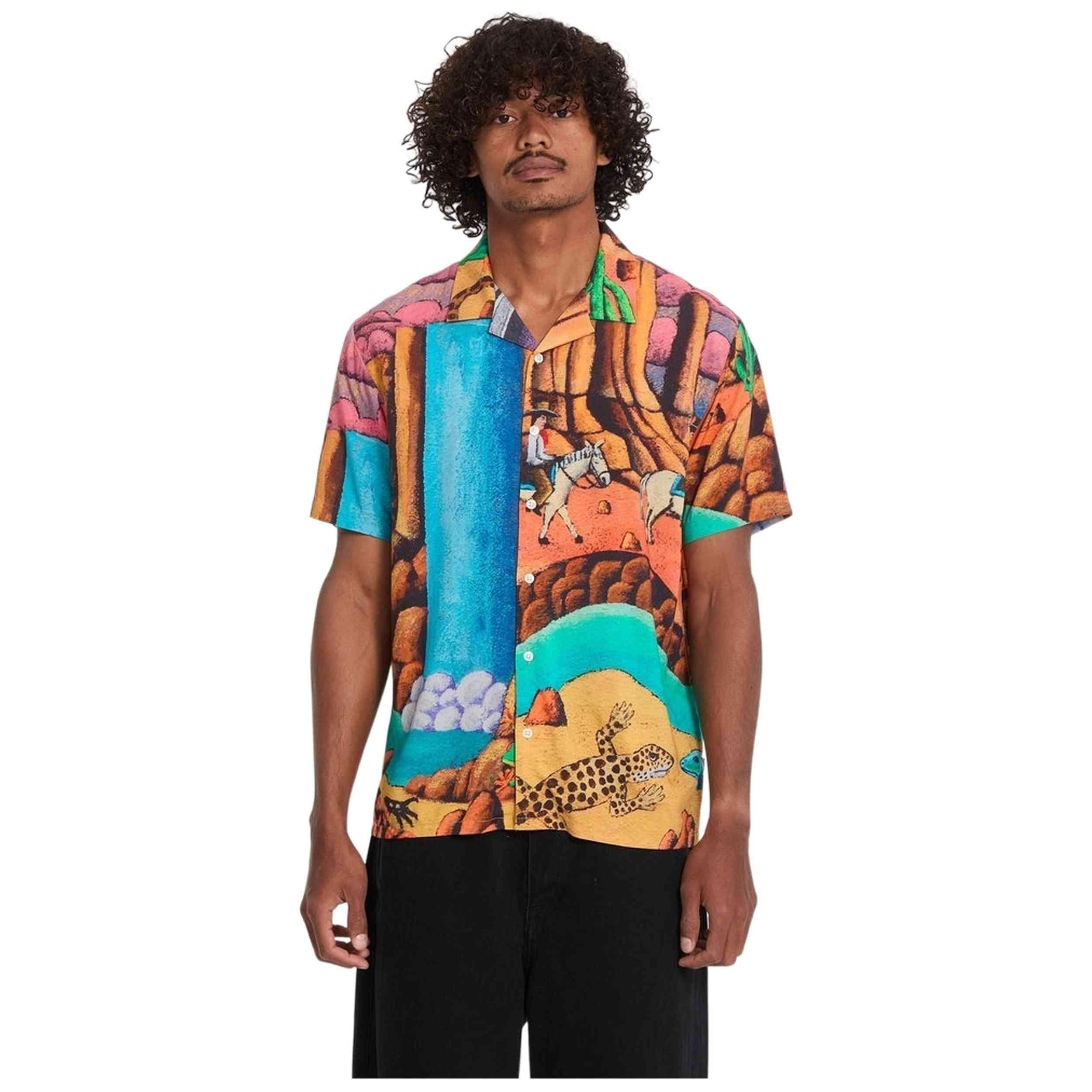 Camiseta de manga corta Volcom modelo A0412615-MLT para hombre 3/5