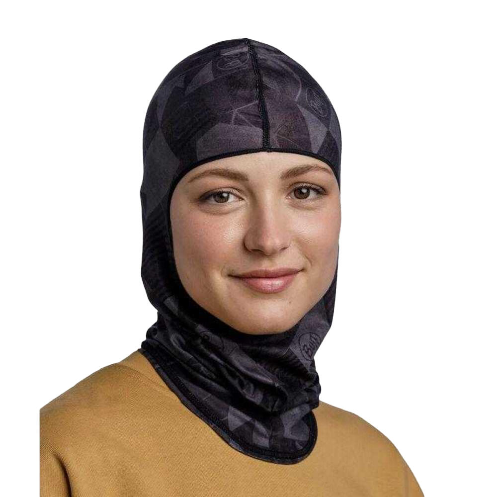 Uniseks Driehoekige EcoStretchbalaclava voor volwassenen (Zwart) 3/3