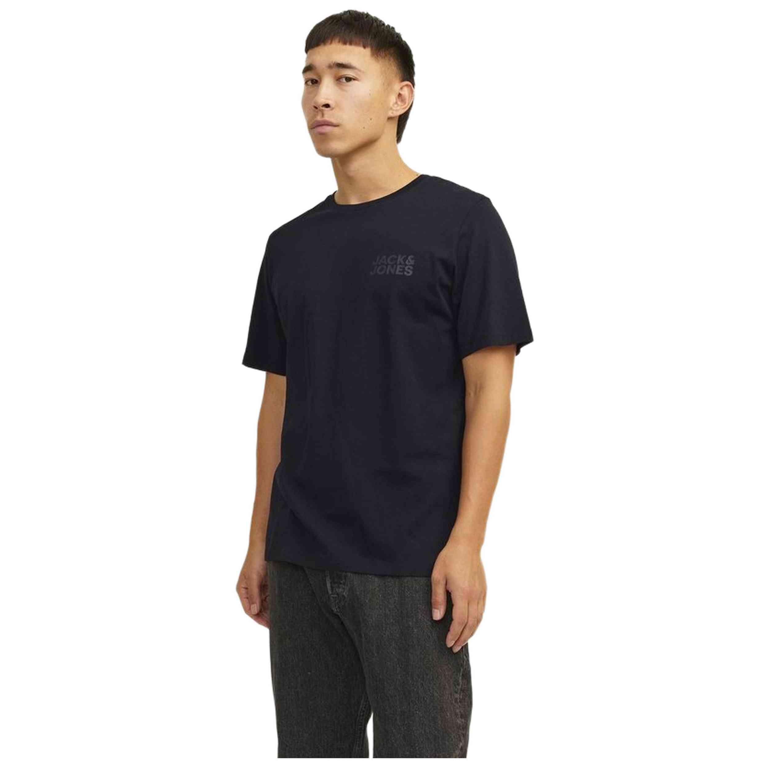 Maglia a maniche corte Jack&jones modello 12151955-BLACK-SMALLPRIN per uomini 2/5