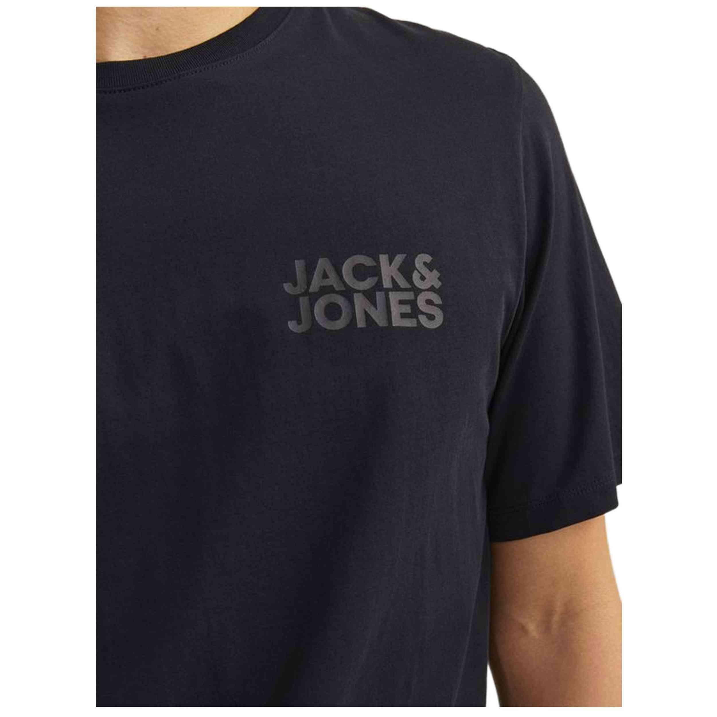 Maglia a maniche corte Jack&jones modello 12151955-BLACK-SMALLPRIN per uomini 4/5