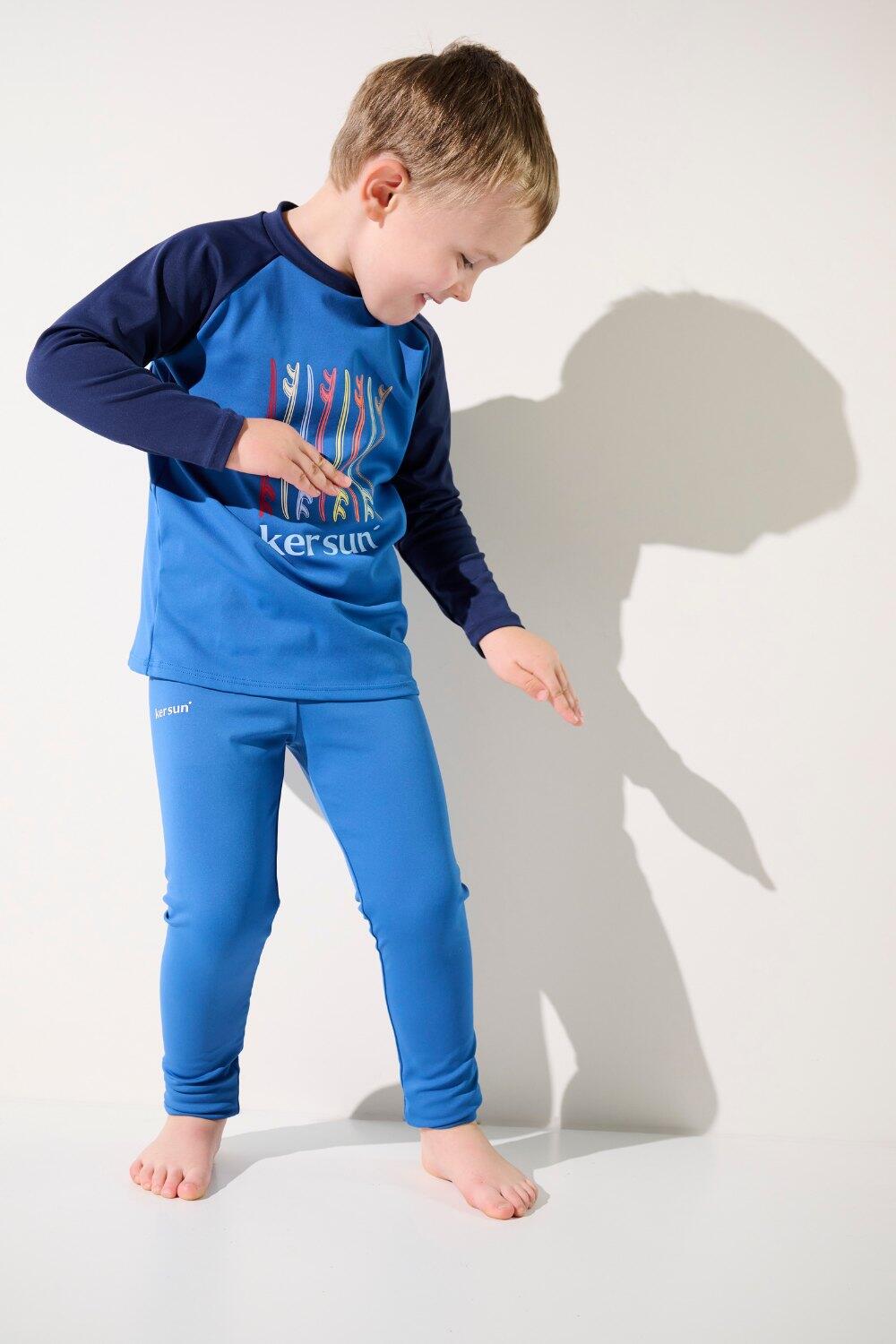 T-shirt de bain anti-UV Enfant (5-14 ans) Bleu, Fidji, UPF 50+ 7/7