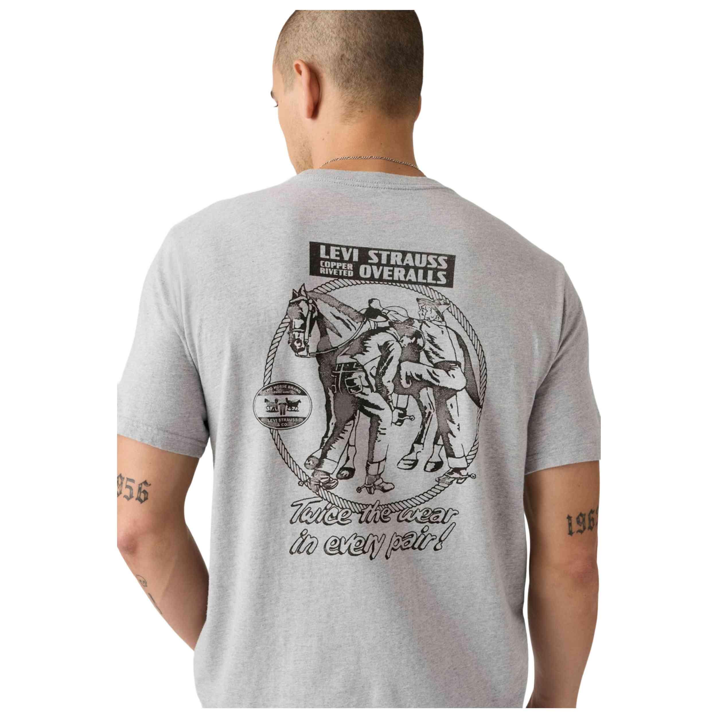 Maglia a maniche corte Levi's modello 161432371 per uomini 4/5