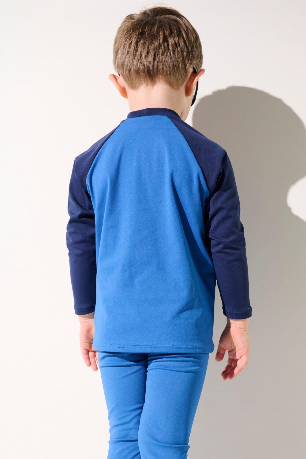 T-shirt de bain anti-UV Enfant (5-14 ans) Bleu, Fidji, UPF 50+ 6/7