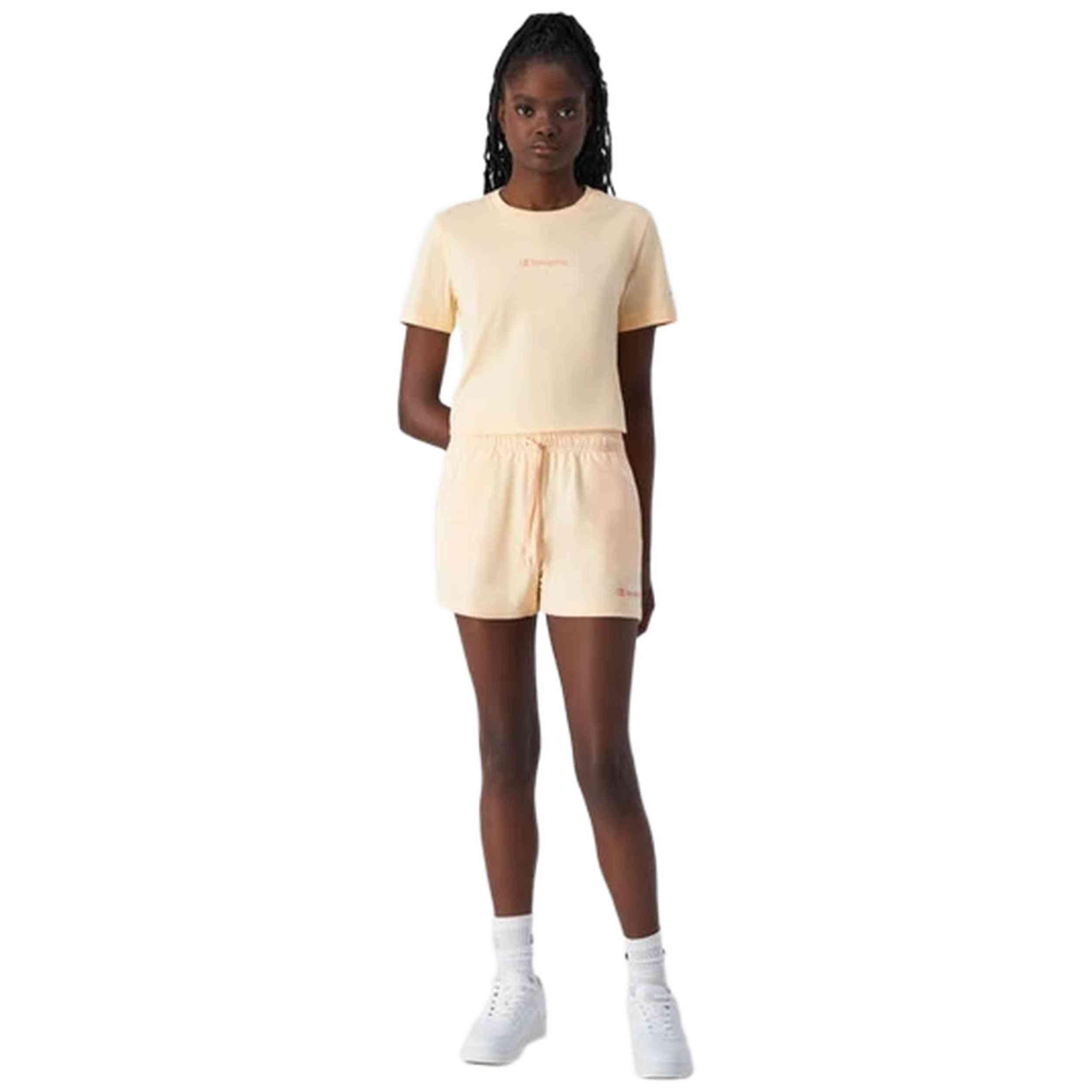 Maglia a maniche corte Champion modello 117685-PS196 per donne 4/5