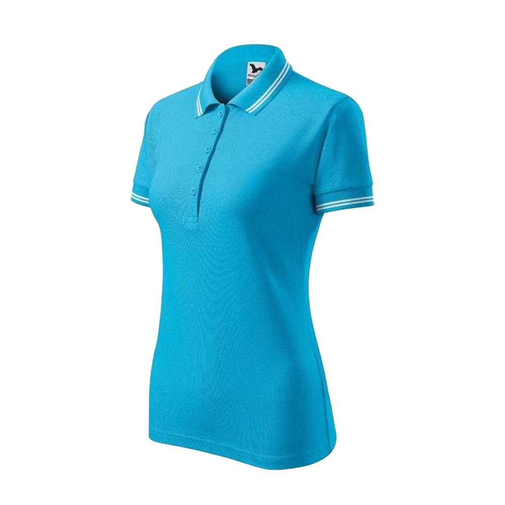 Polo URBAN Femme (Turquoise Vif) 3/3