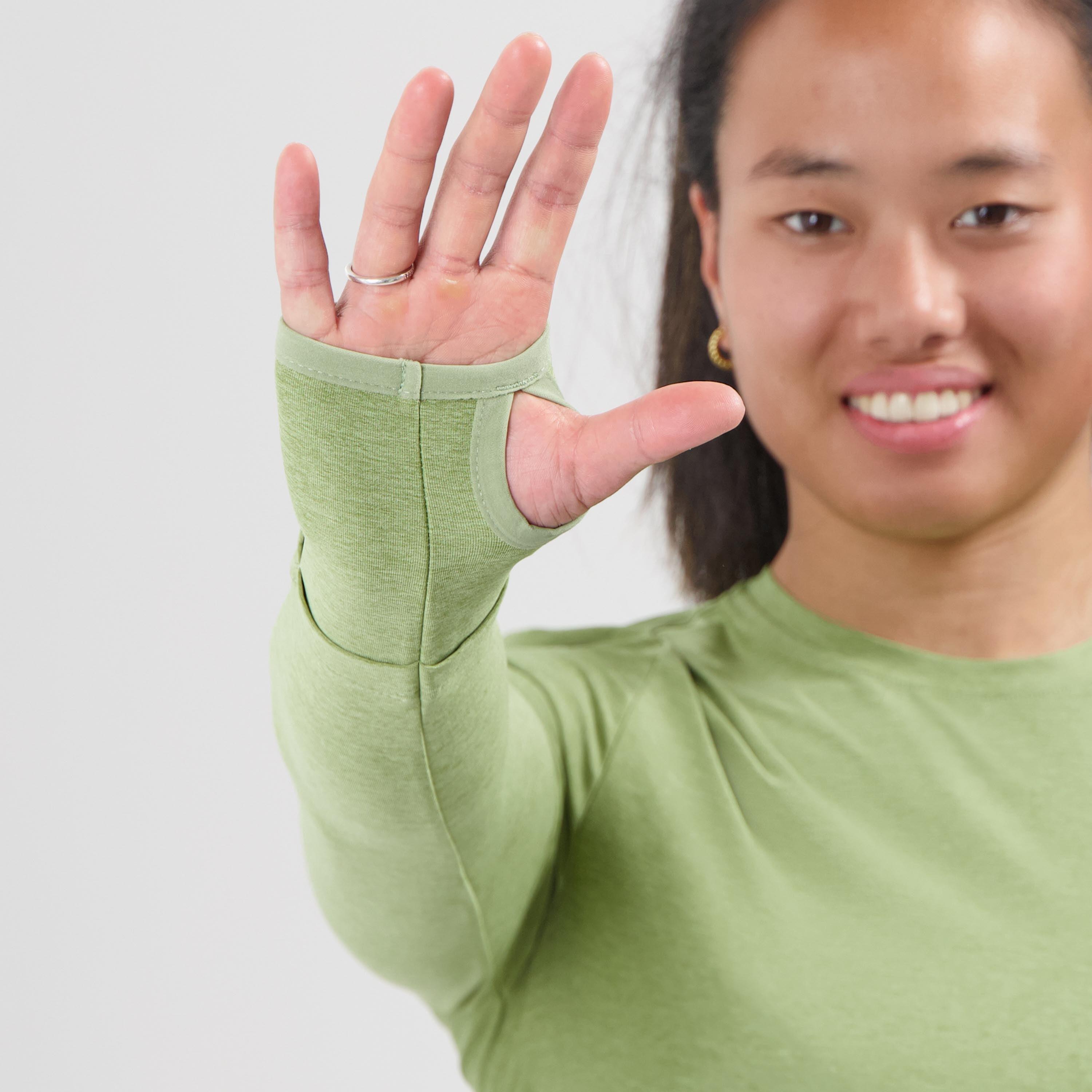 Haut de sport à manches longues pour femme 6/7