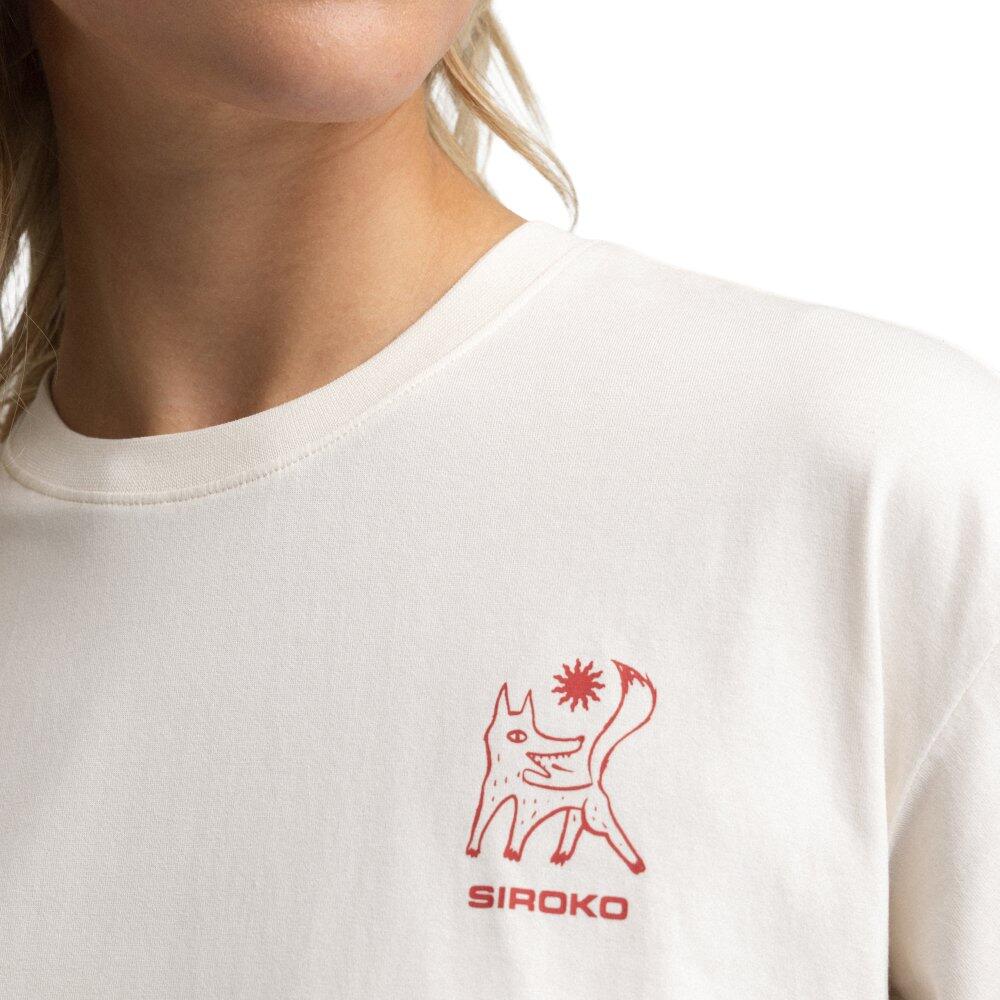 Camiseta holgada manga corta cicloturismo mujer ciclismo Feel Sand Beige 4/6