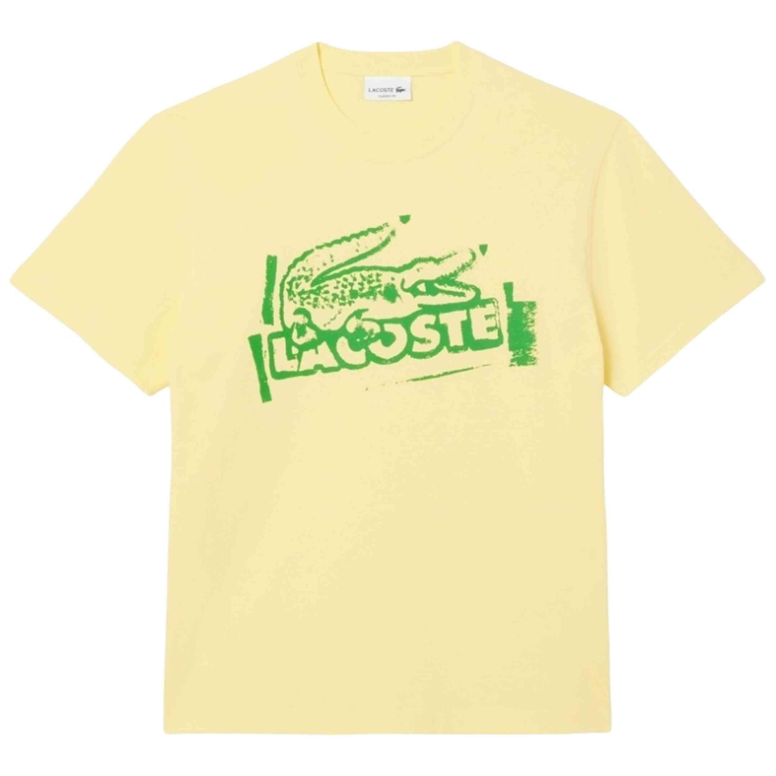 Maglia a maniche corte Lacoste modello TH0284-00-GZI per uomini 5/5