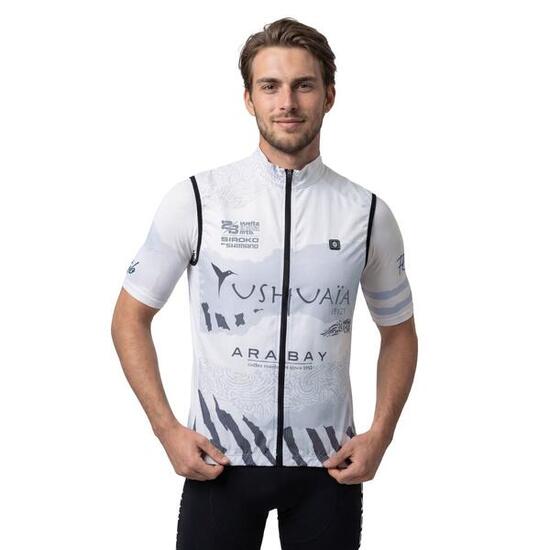 Gilet vélo coupe-vent homme Vuelta a Ibiza MTB x Siroko Cyclisme VIBZ 26 V1 Mes