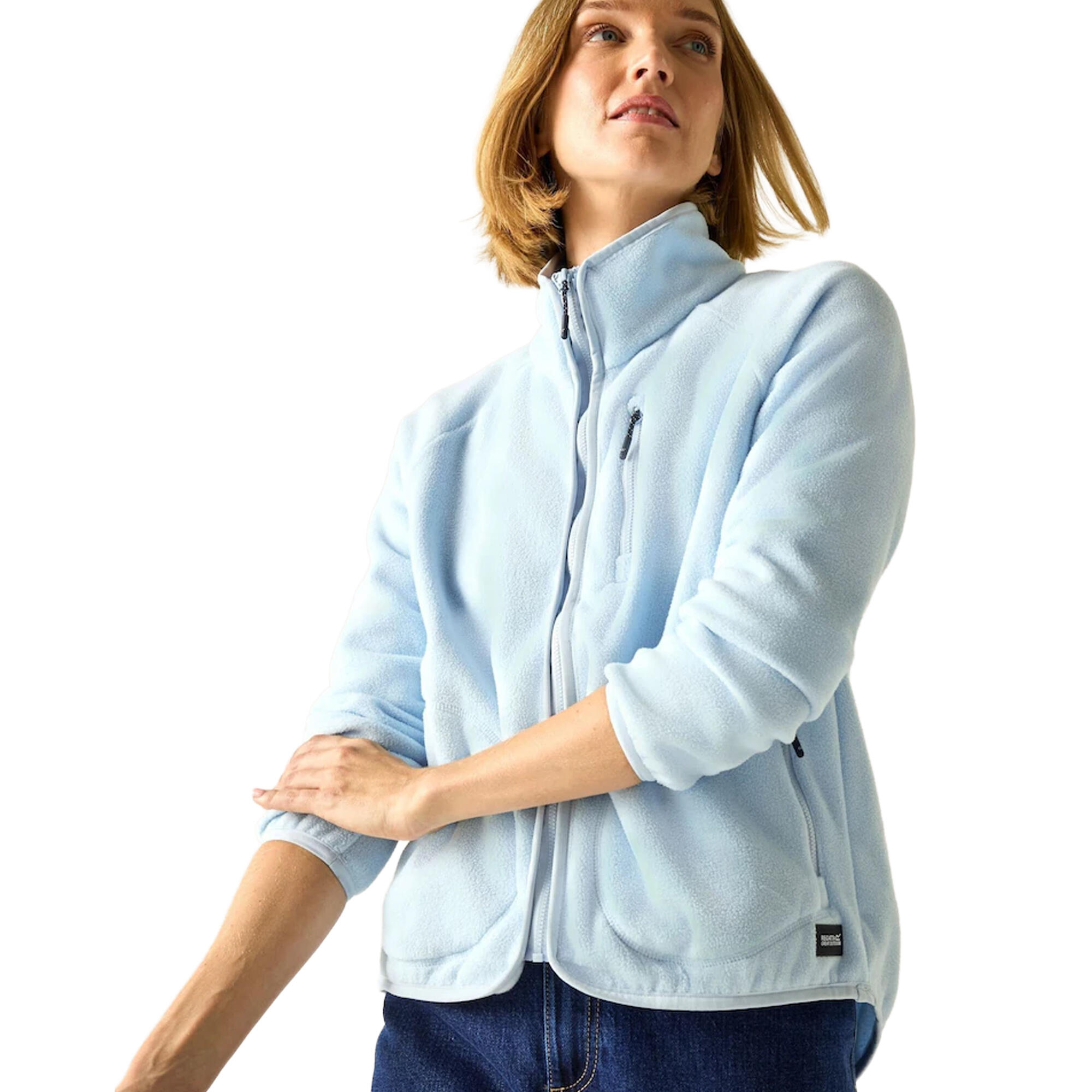 Veste Polaire FRANKIE Femme (Blanc Ciel) 4/5