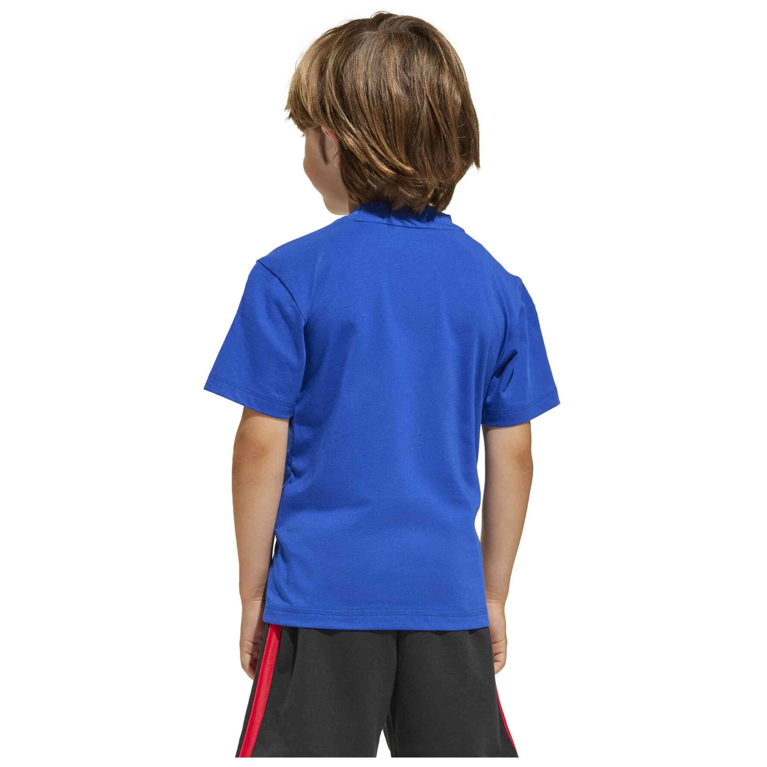 Maglia a maniche corte Adidas modello JC9717 per unisex ragazzi 4/5