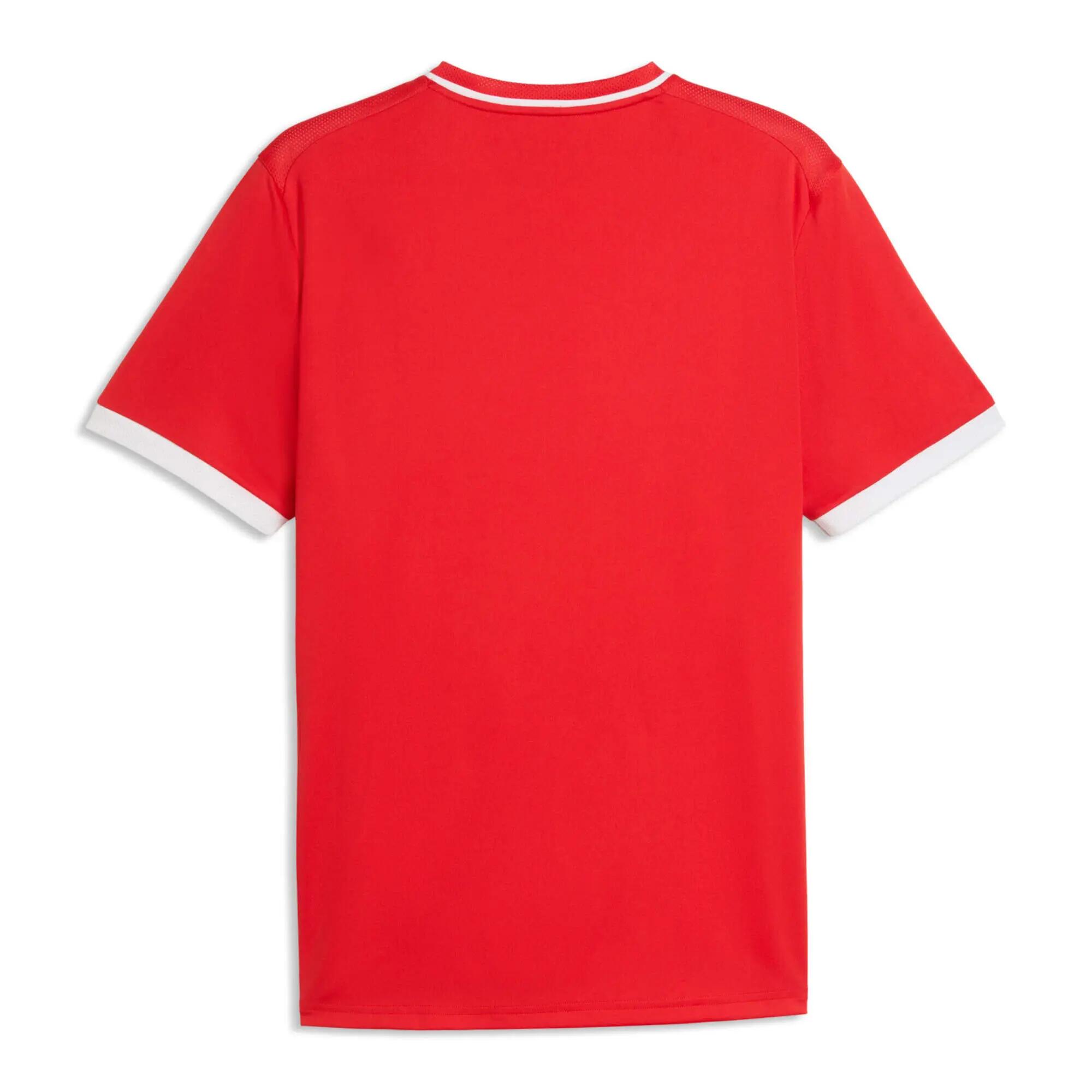 Shirt - Heren - Teamliga - Kort mouw, gerecycled - Rood/Wit 3/3