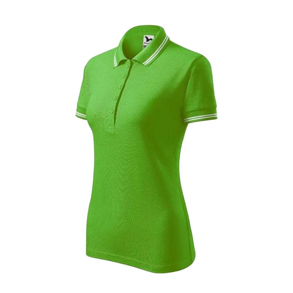 Womens/Ladies Urban Polo Shirt (Apple Green) 3/3