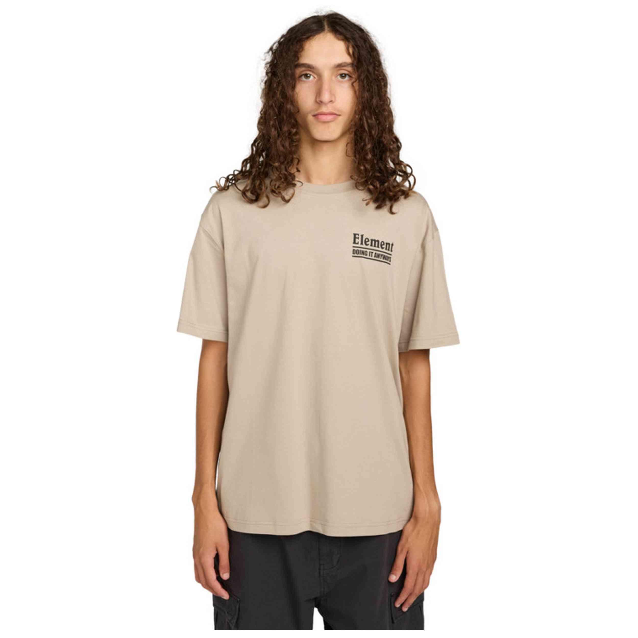 T-shirt Element modelo ELYZT00568-TKH0 para homem 3/4