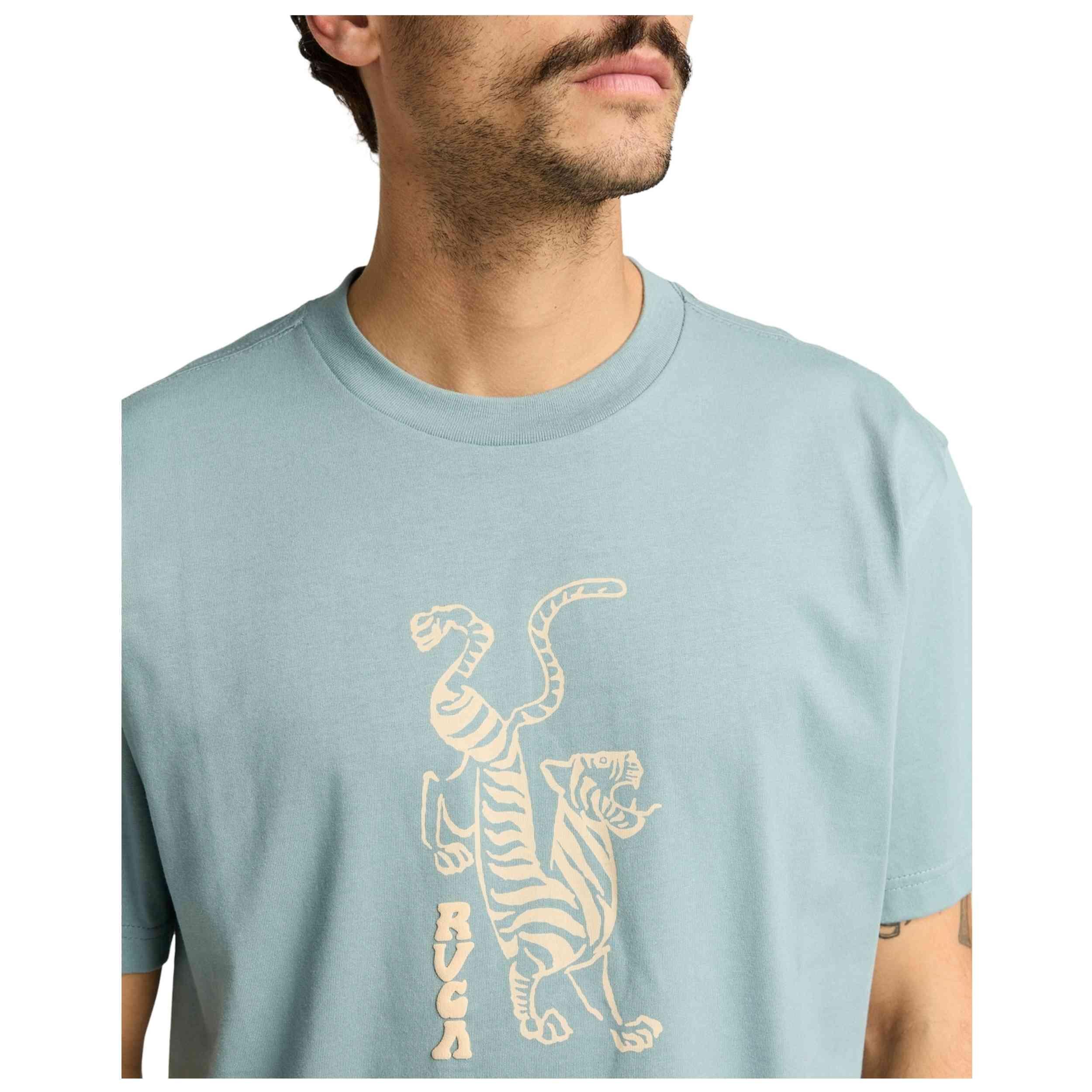 T-shirt Rvca modelo EVYZT00286-SLK0 para homem 5/5