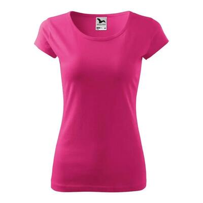 Dames puur tshirt (roze)