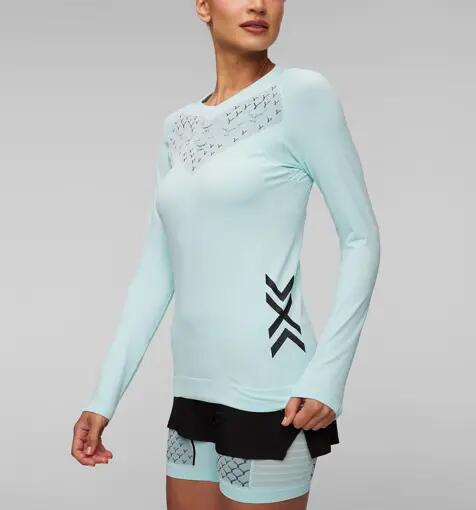 Koszulka biegowa damski termoaktywna X-Bionic Twyce Run Shirt LS Blue 2/5