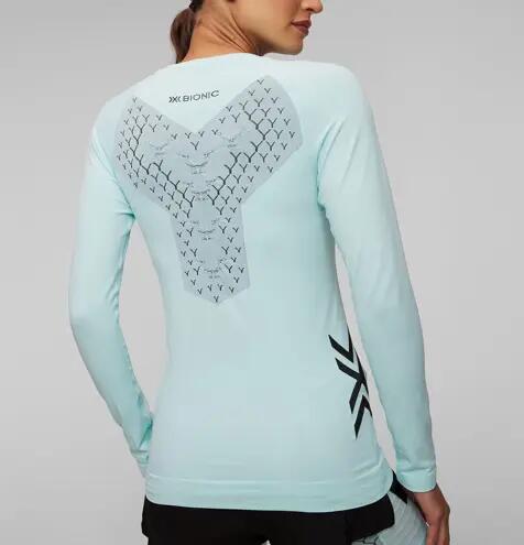 Koszulka biegowa damski termoaktywna X-Bionic Twyce Run Shirt LS Blue 4/5